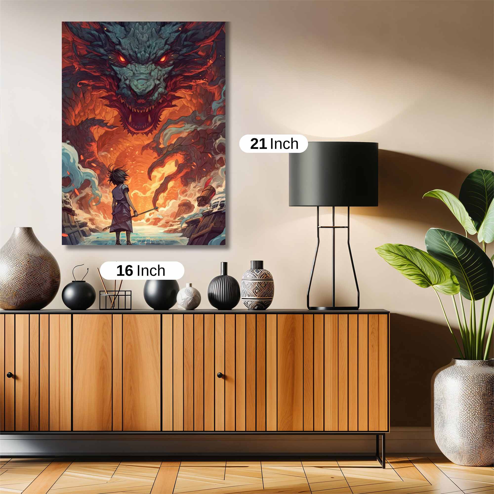 Dragon Wrath Safe Wall Magnetic / M