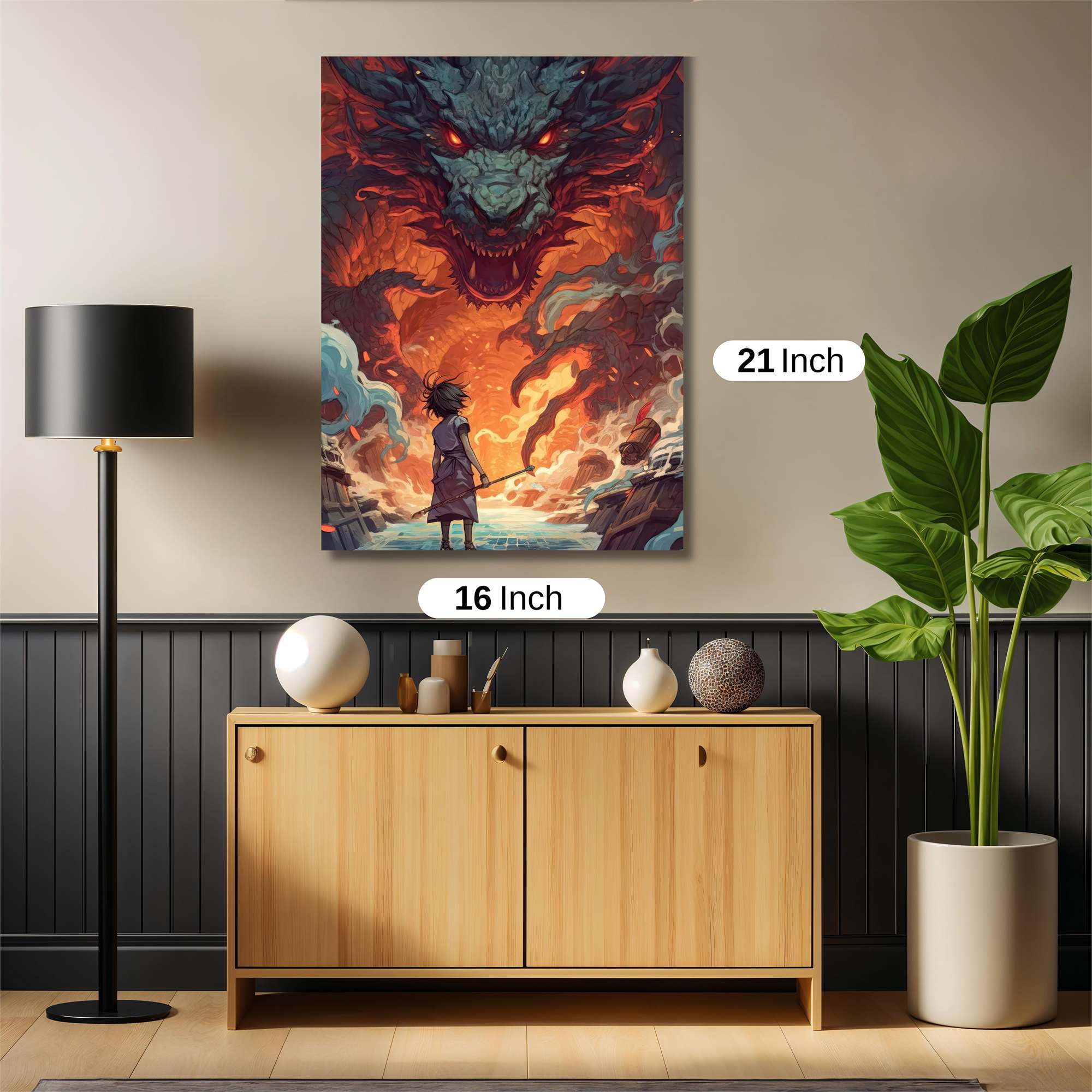 Dragon Wrath Safe Wall Magnetic / M