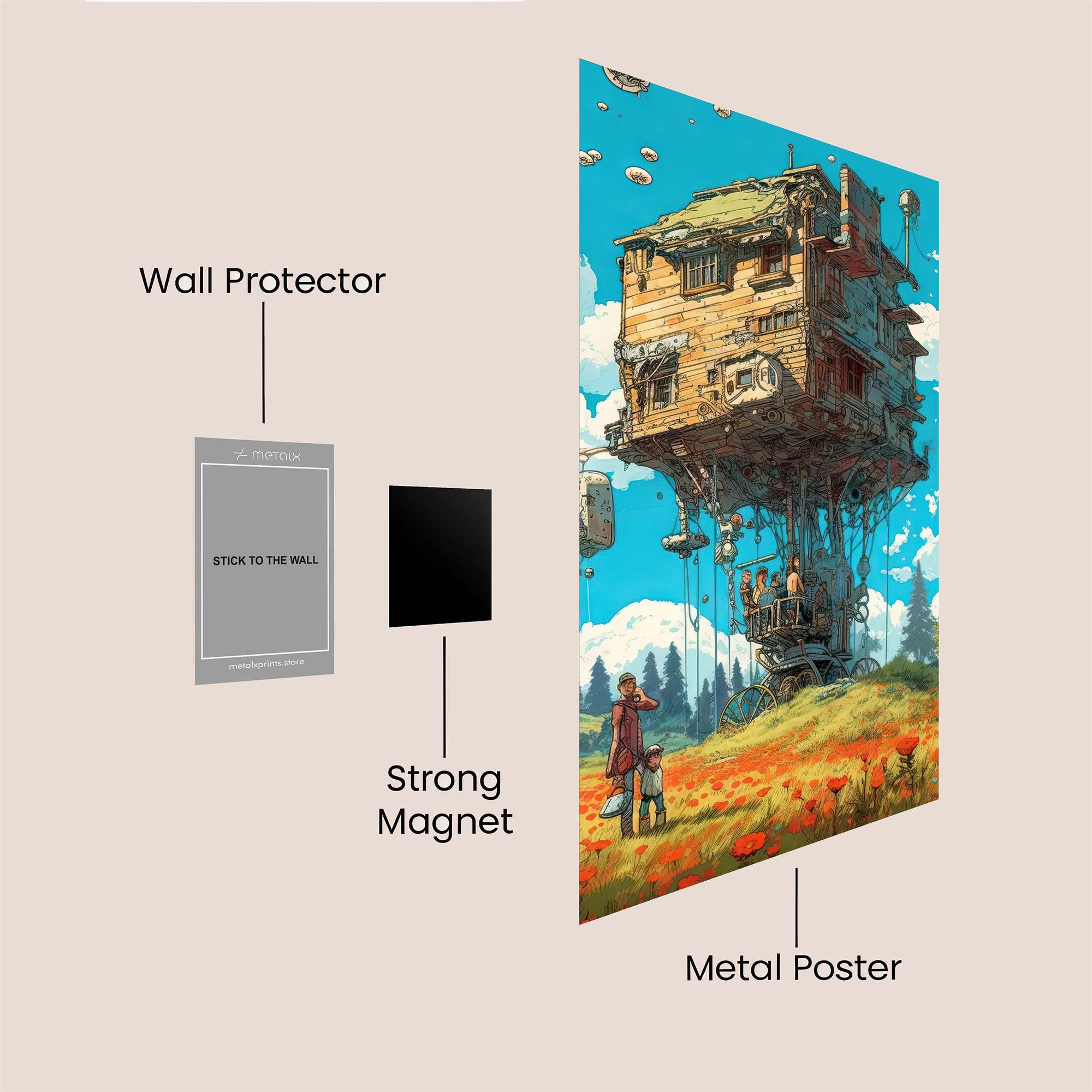 Skyward Serenity Safe Wall Magnetic / M