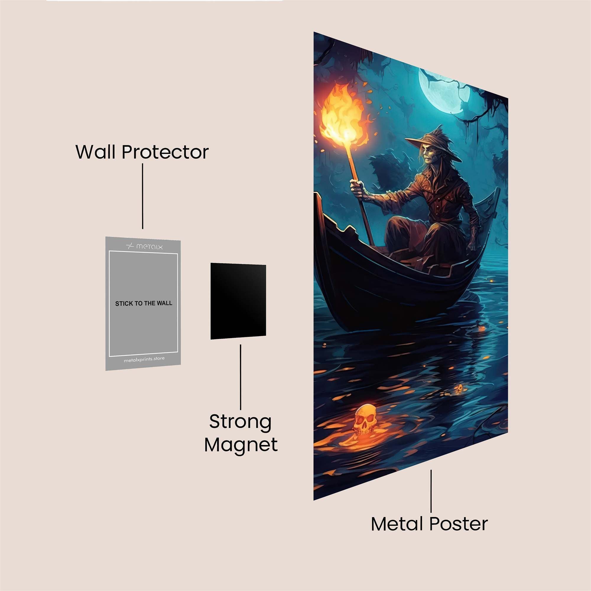 Witch Enigma Safe Wall Magnetic / M