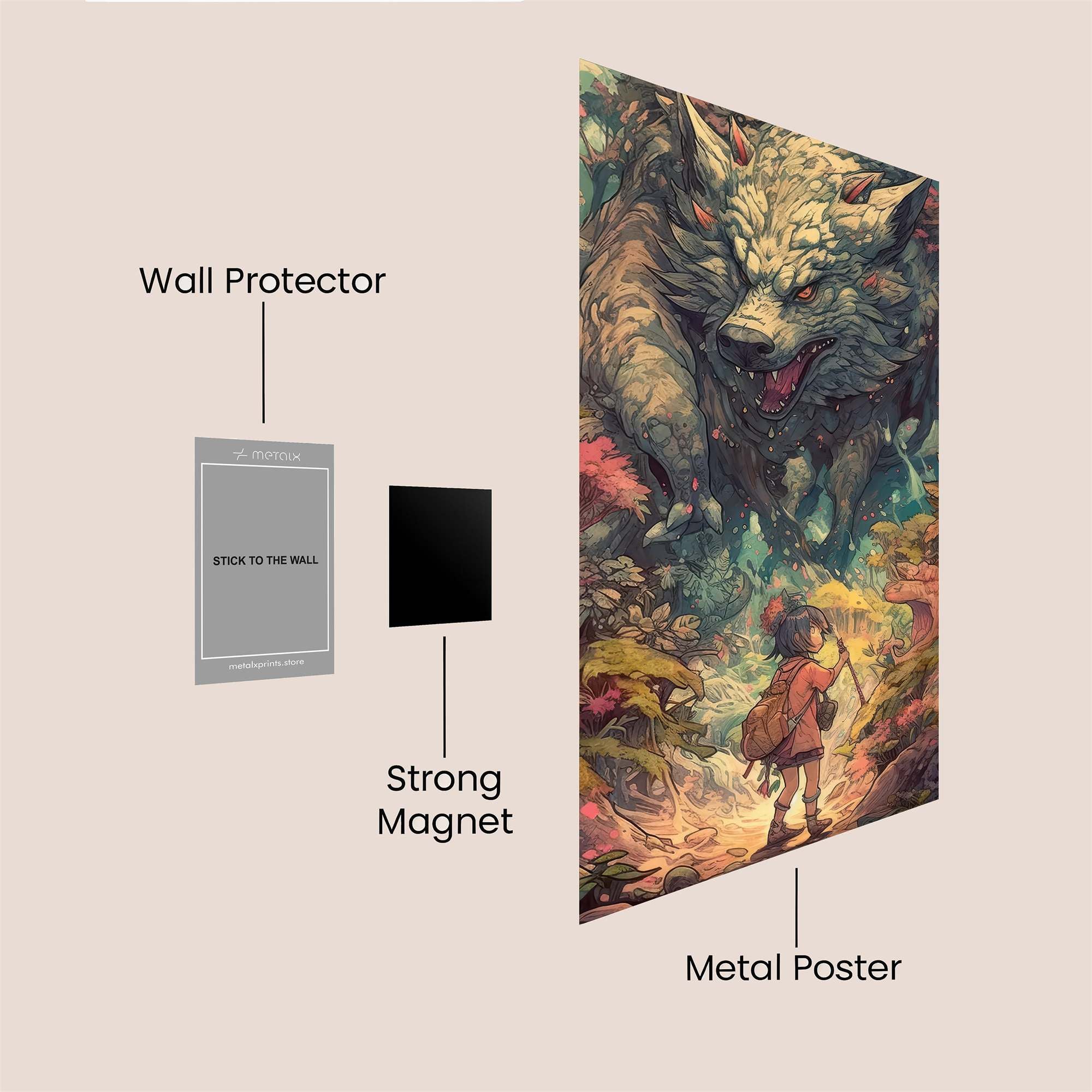 Wolf Enigma Safe Wall Magnetic / M