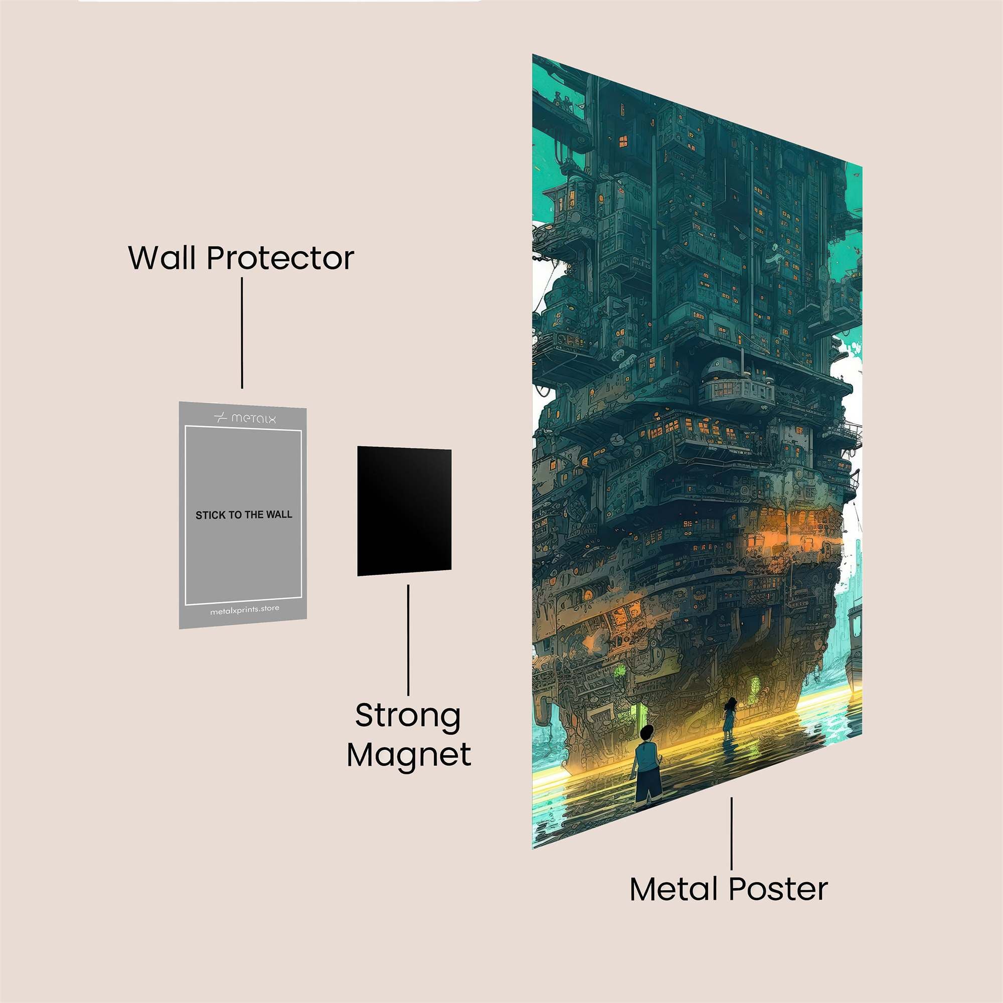 City Ascent Safe Wall Magnetic / M