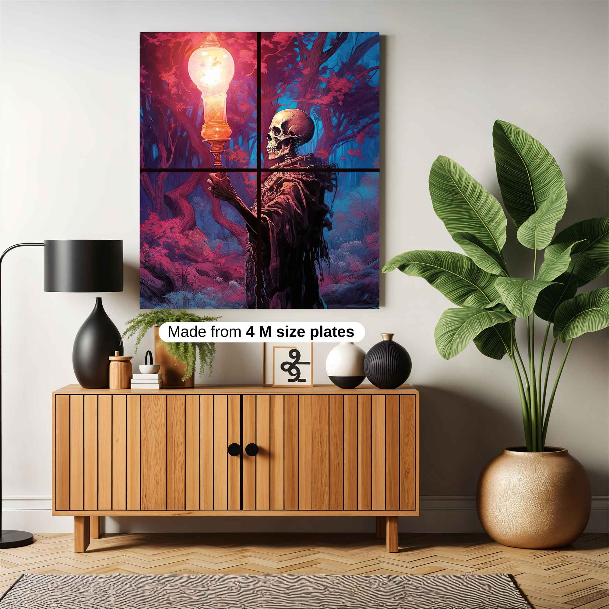 Skull Serenity Safe Wall Magnetic / M