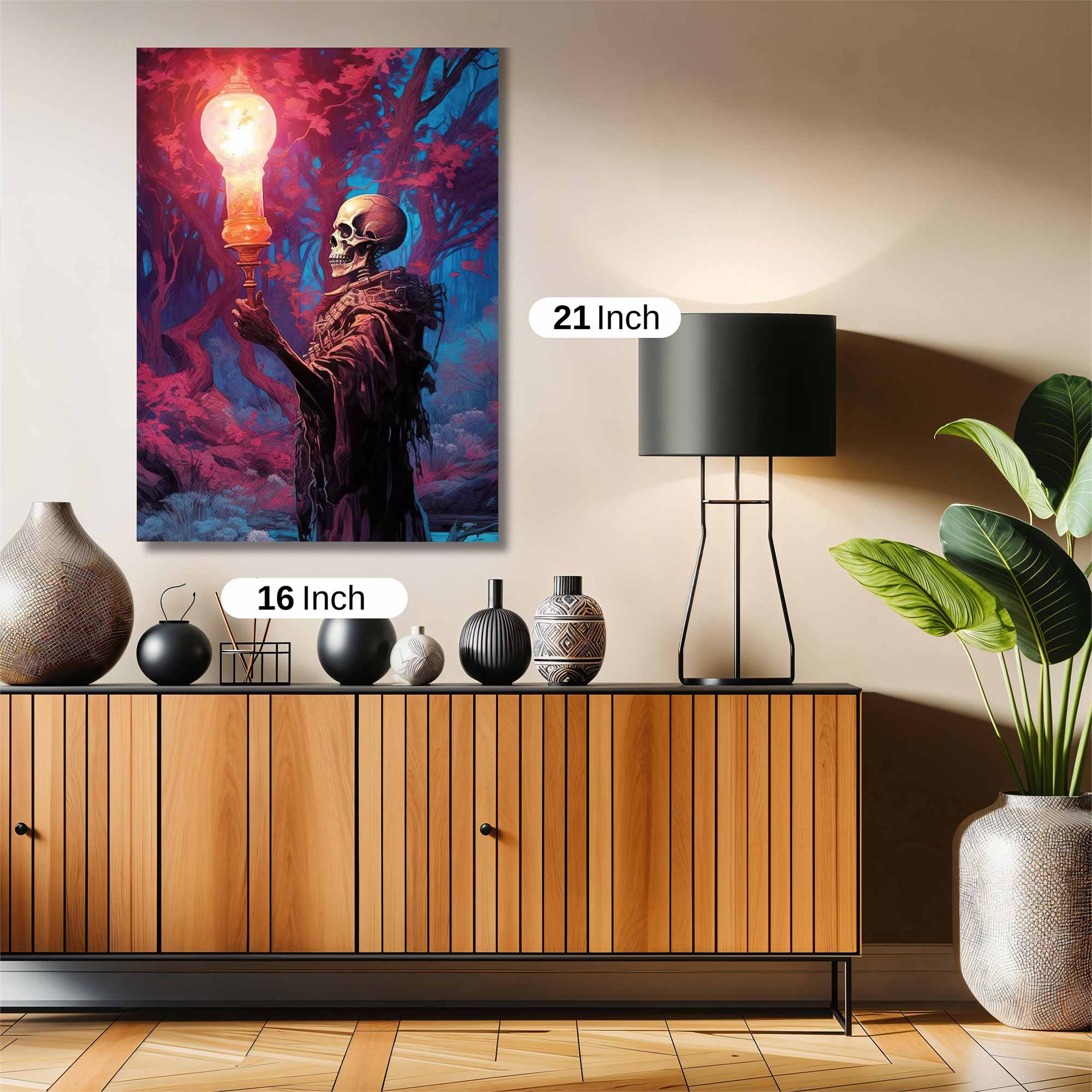Skull Serenity Safe Wall Magnetic / M