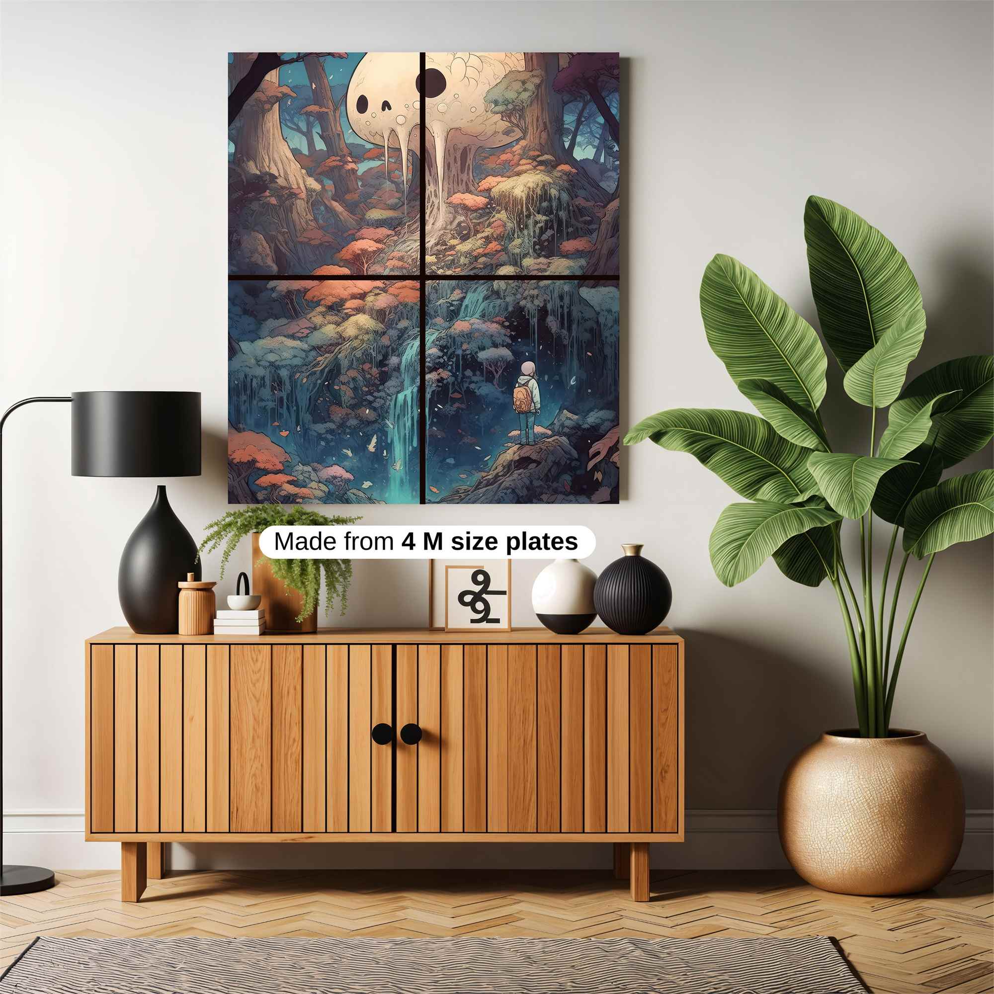 Skull Dreamscape Safe Wall Magnetic / M