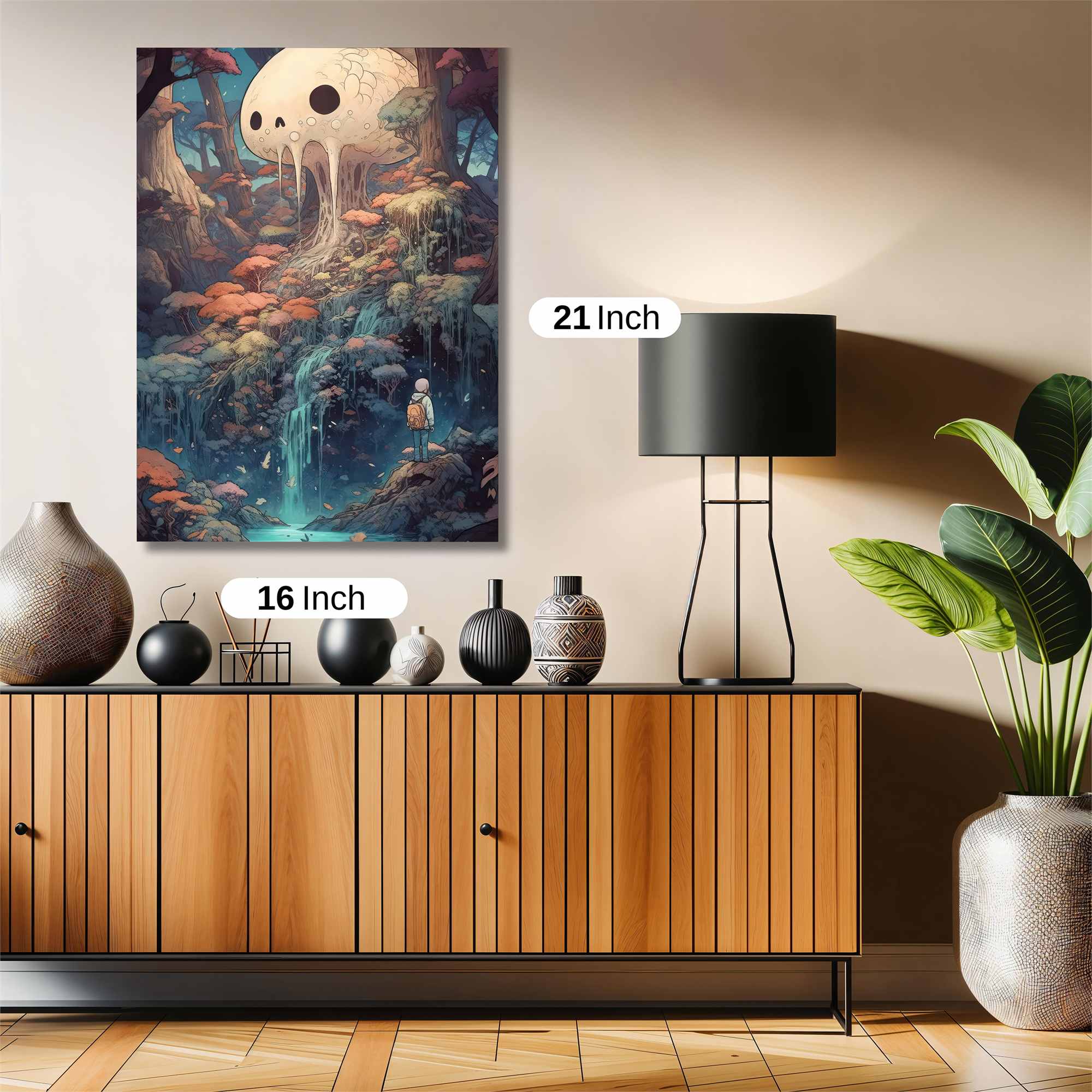 Skull Dreamscape Safe Wall Magnetic / M