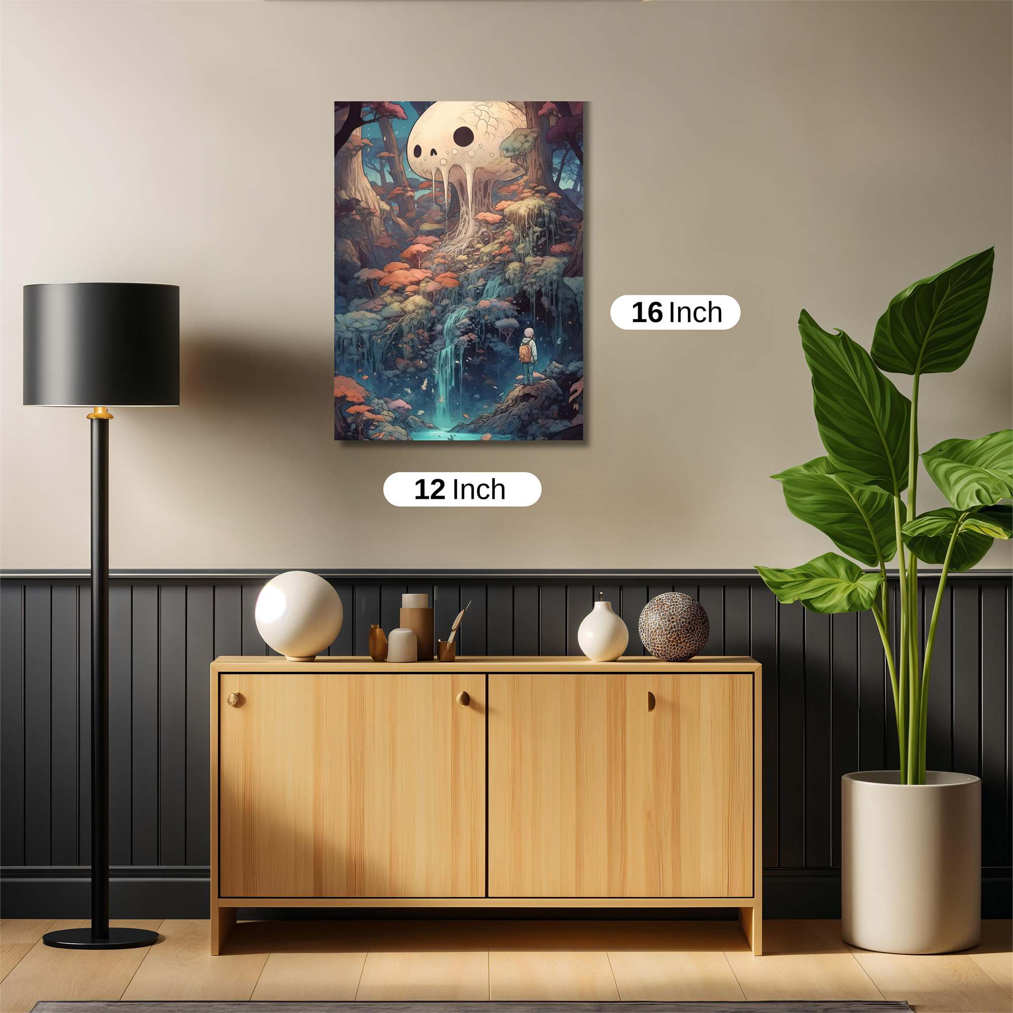 Skull Dreamscape Safe Wall Magnetic / M