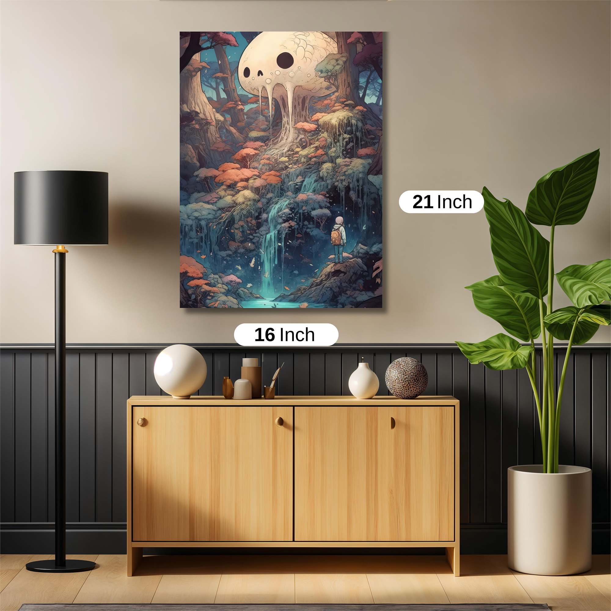 Skull Dreamscape Safe Wall Magnetic / M