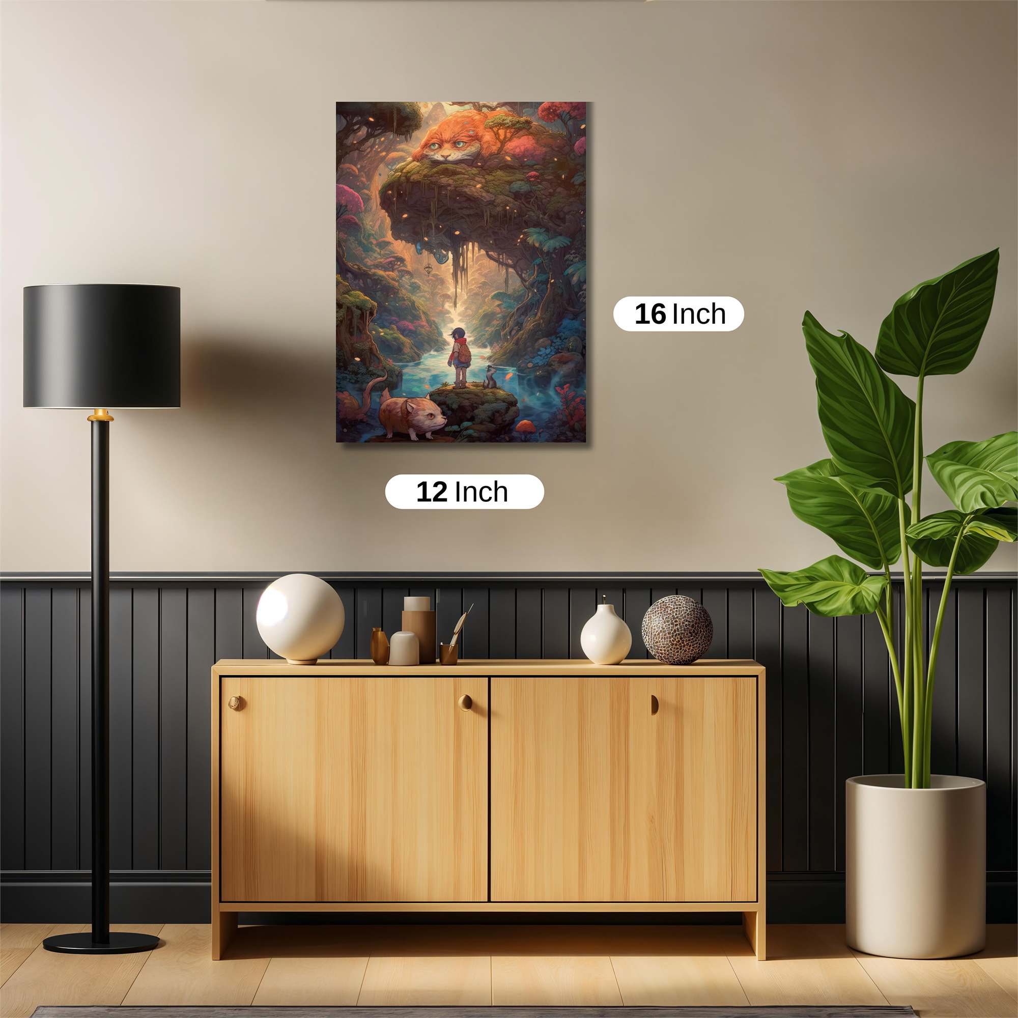 Cheshire Whimsy Safe Wall Magnetic / M