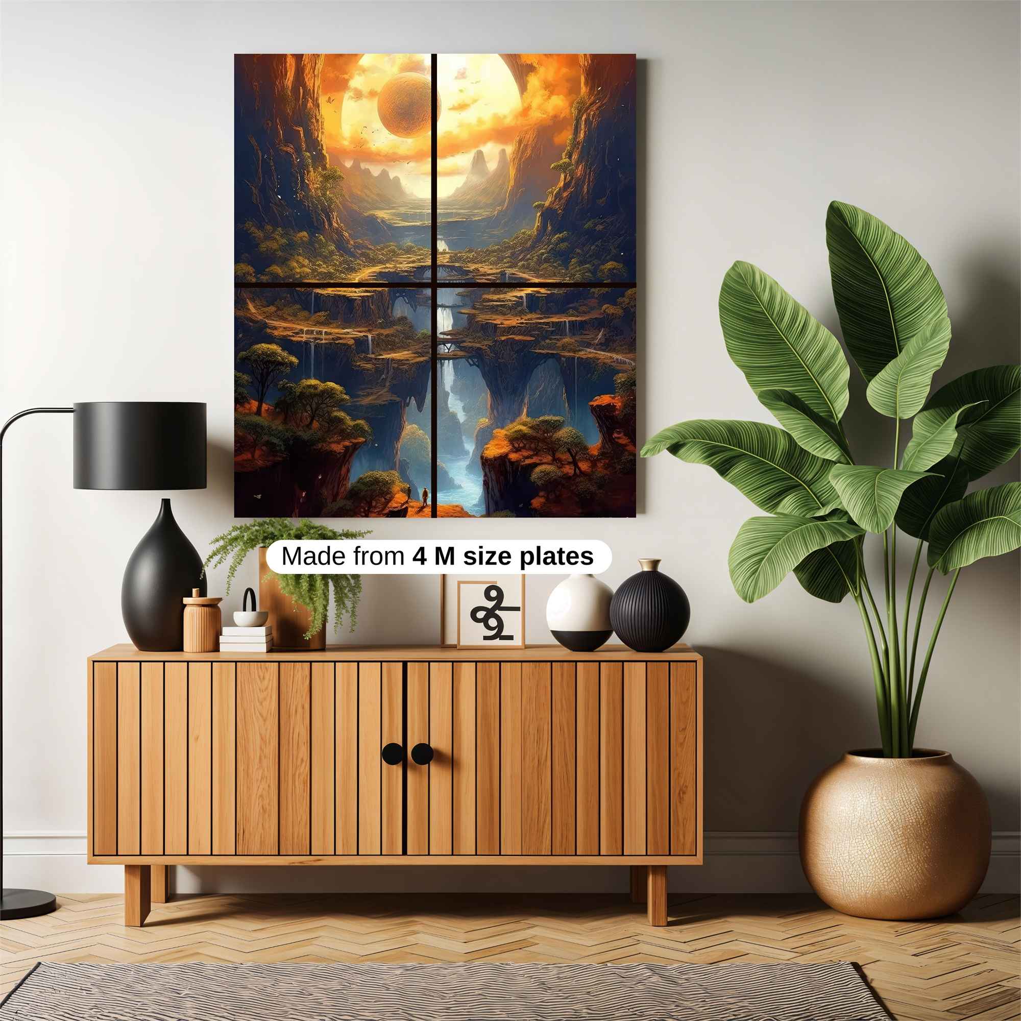 Sunlit Serenity Safe Wall Magnetic / M