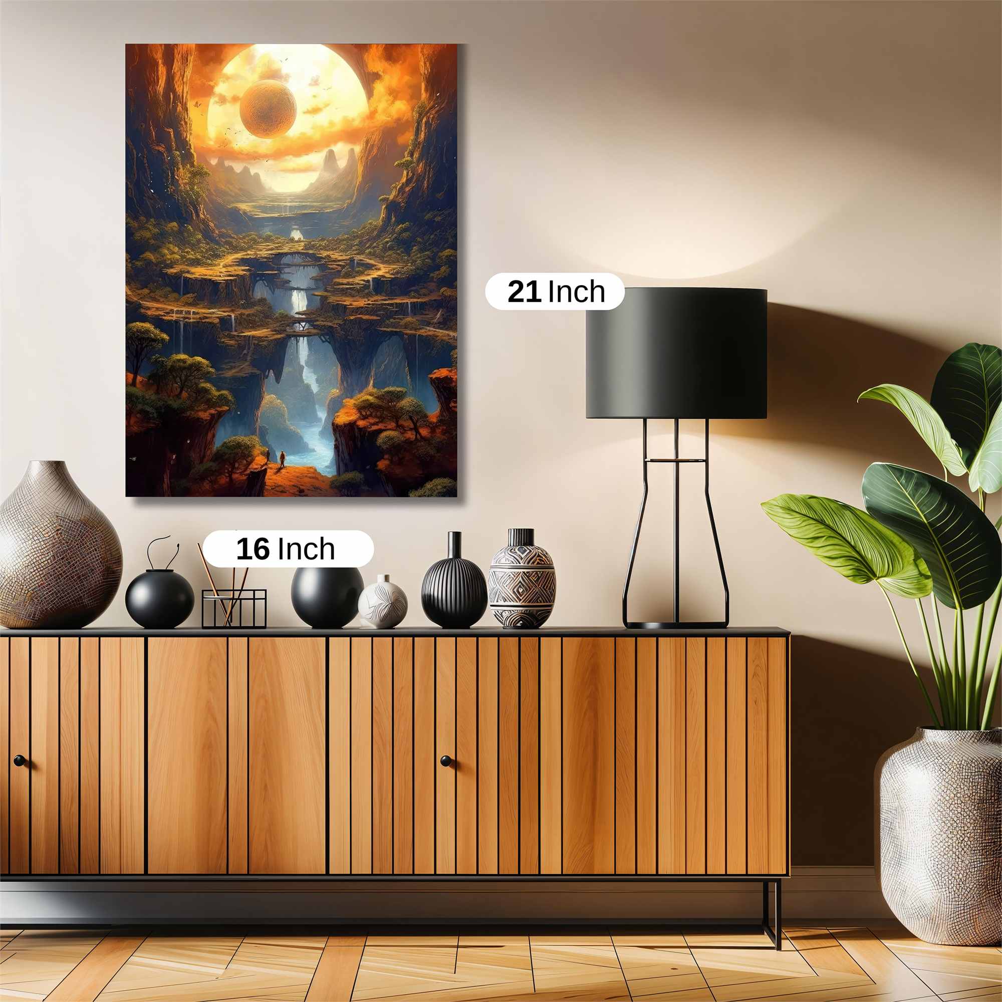 Sunlit Serenity Safe Wall Magnetic / M