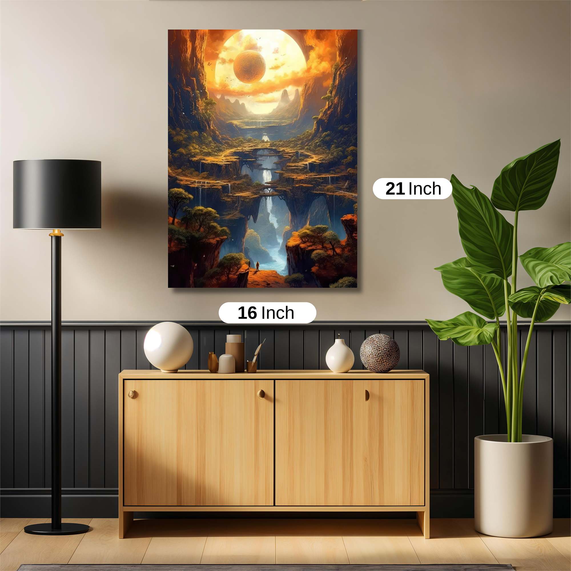 Sunlit Serenity Safe Wall Magnetic / M
