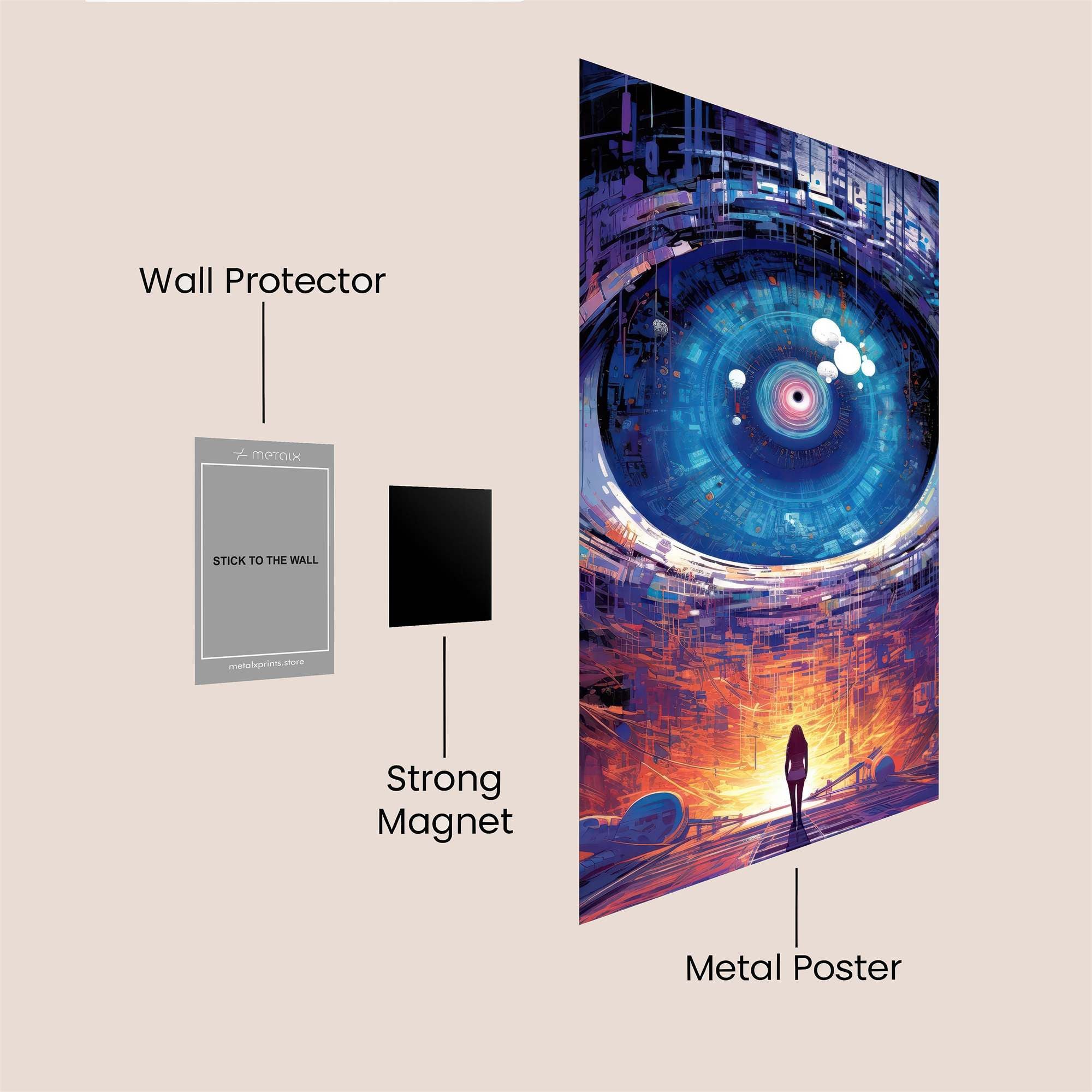 Eye Enigma Safe Wall Magnetic / M