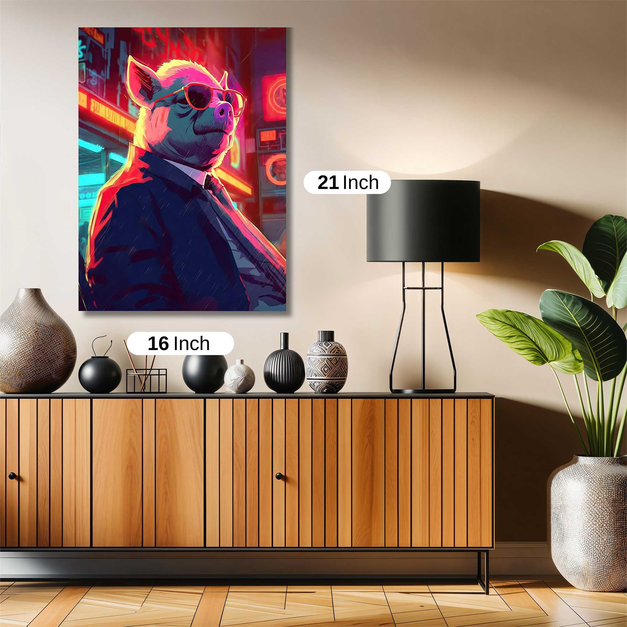 Pig Noir Safe Wall Magnetic / M