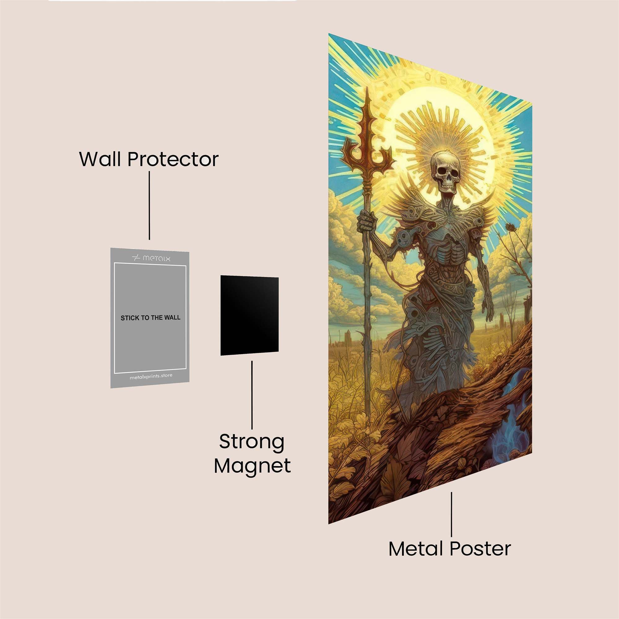 Skeleton Sovereign Safe Wall Magnetic / M