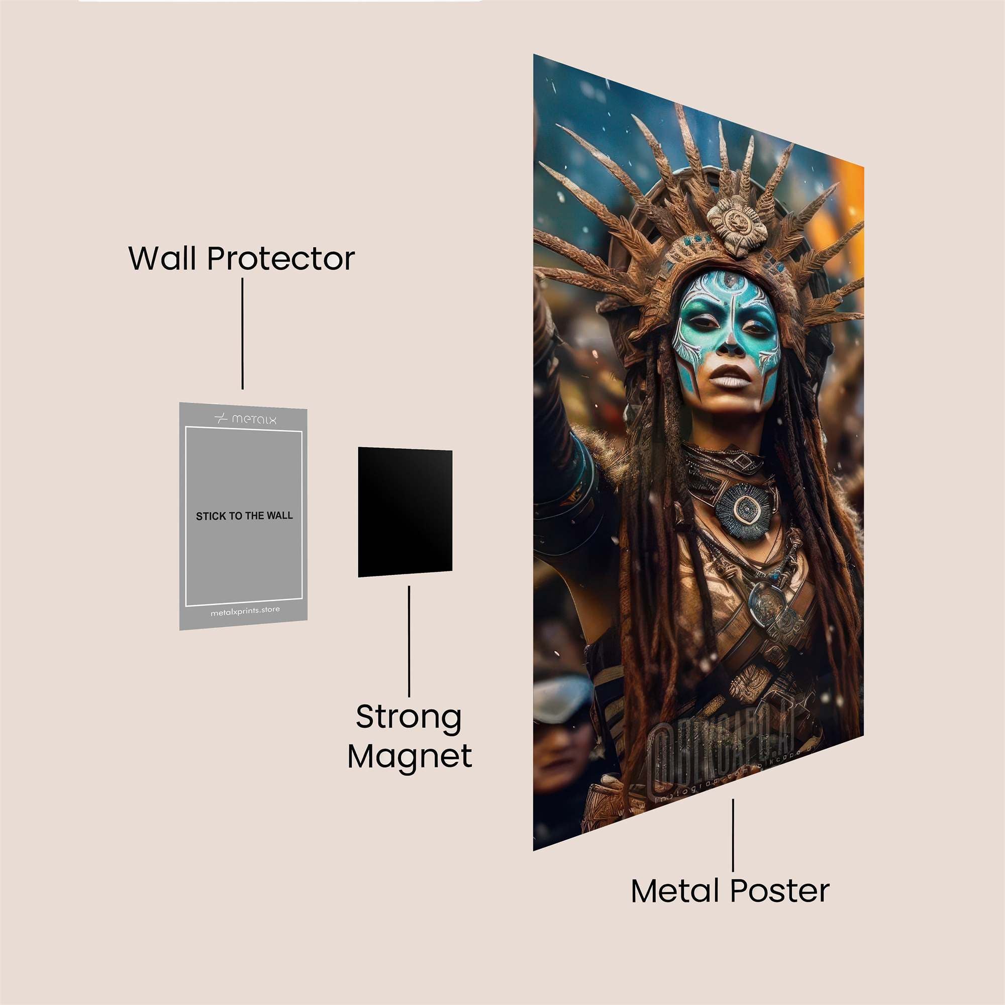 Warrior Radiance Safe Wall Magnetic / M