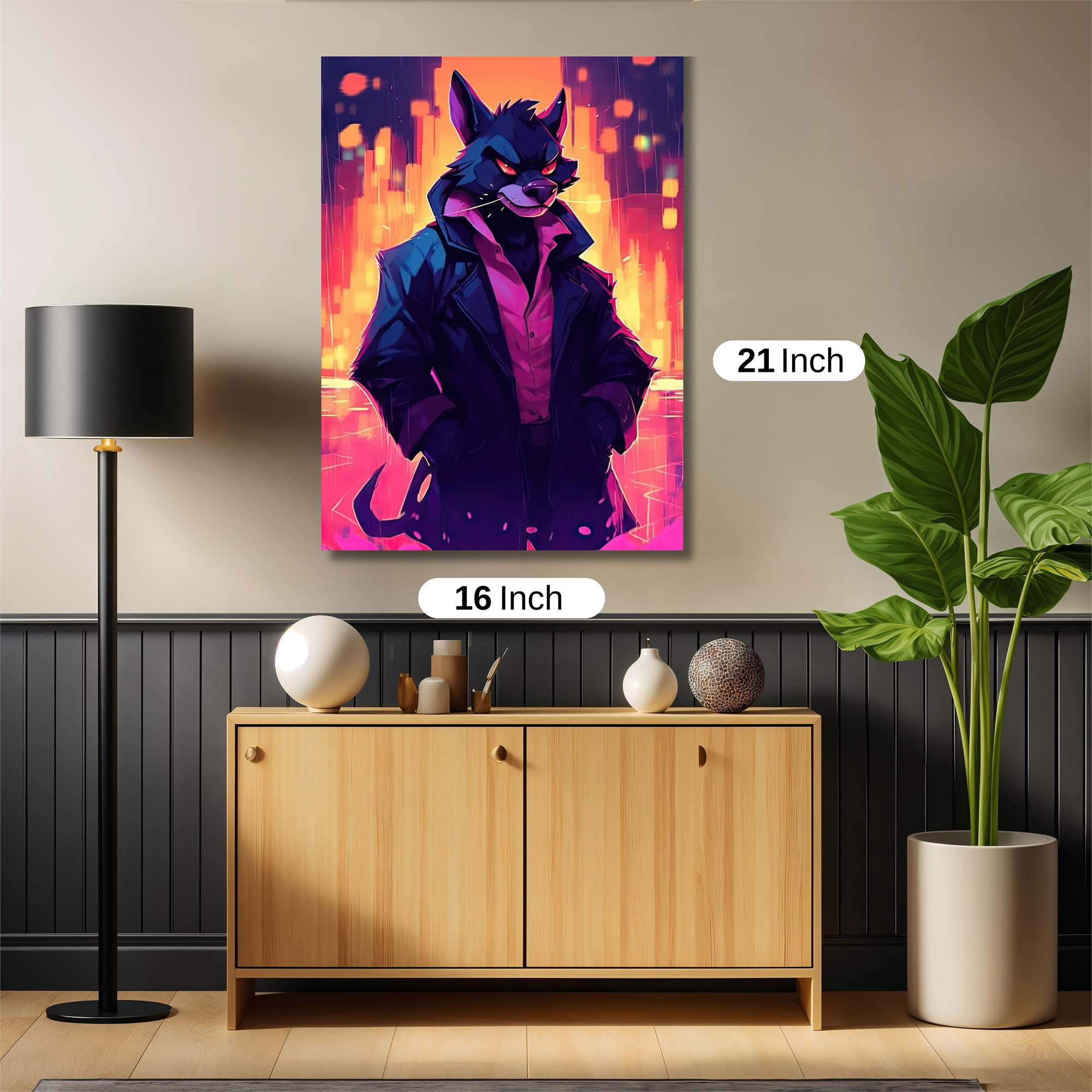 Neon Rebel Safe Wall Magnetic / M