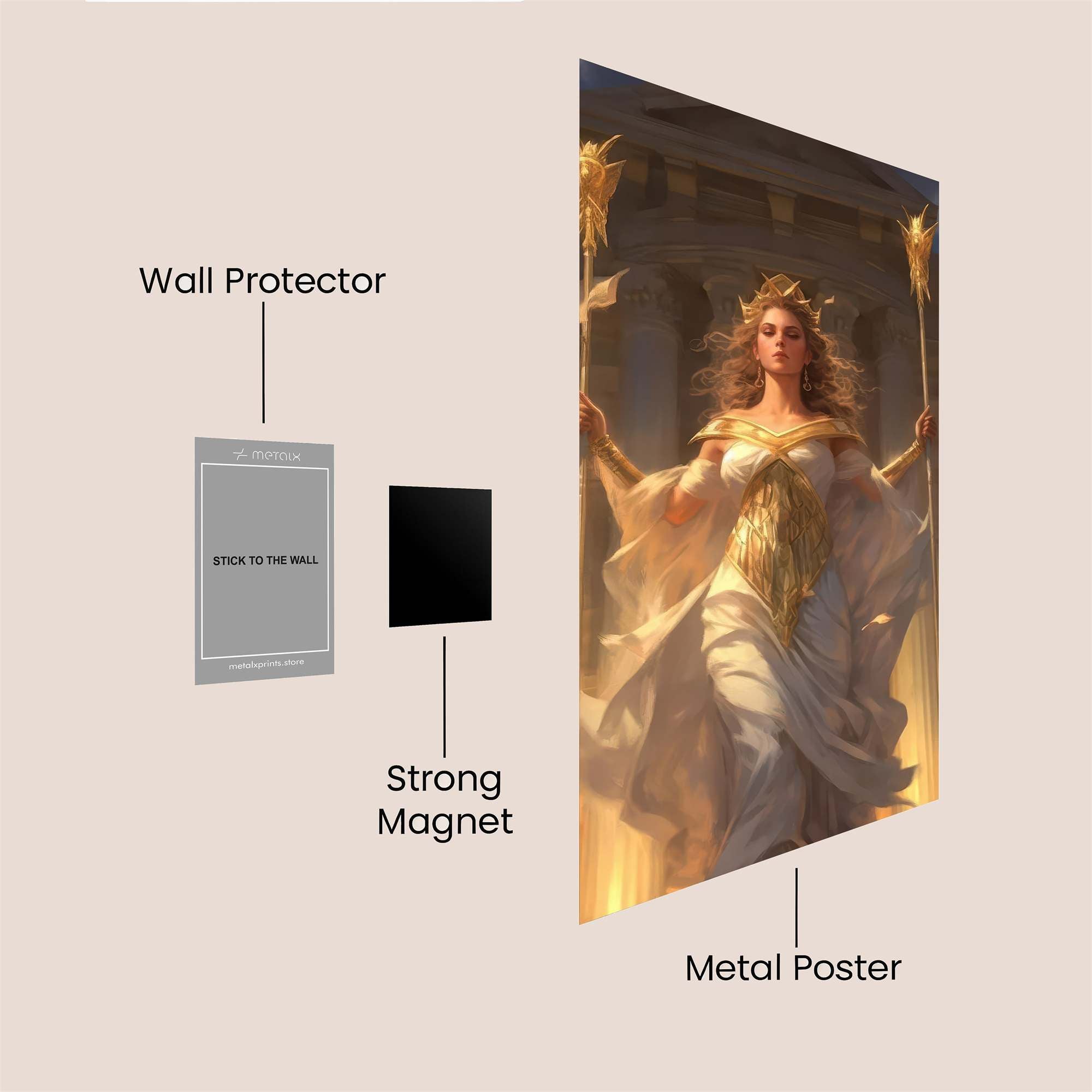 Athena Majestic Safe Wall Magnetic / M