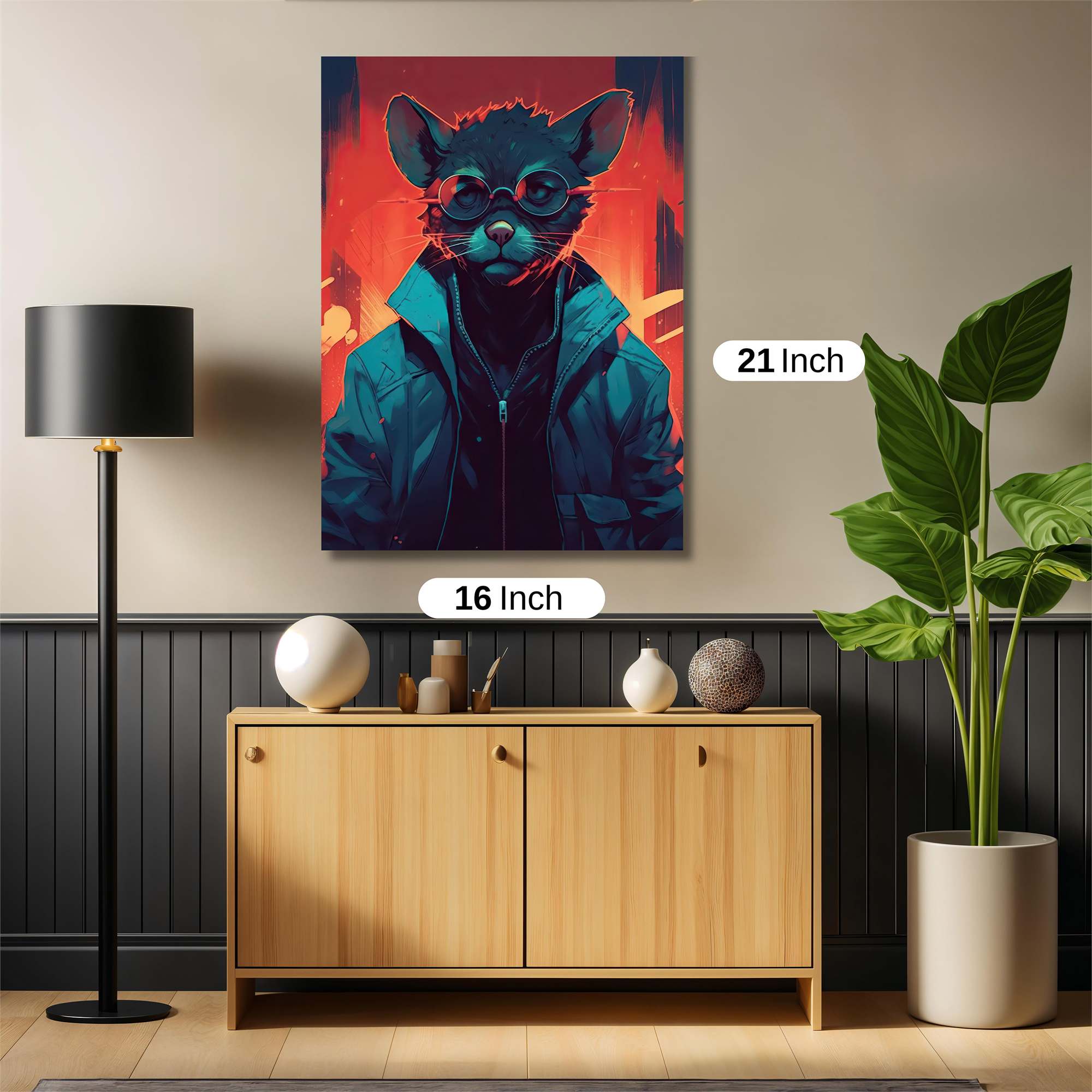 Cool Cat Safe Wall Magnetic / M