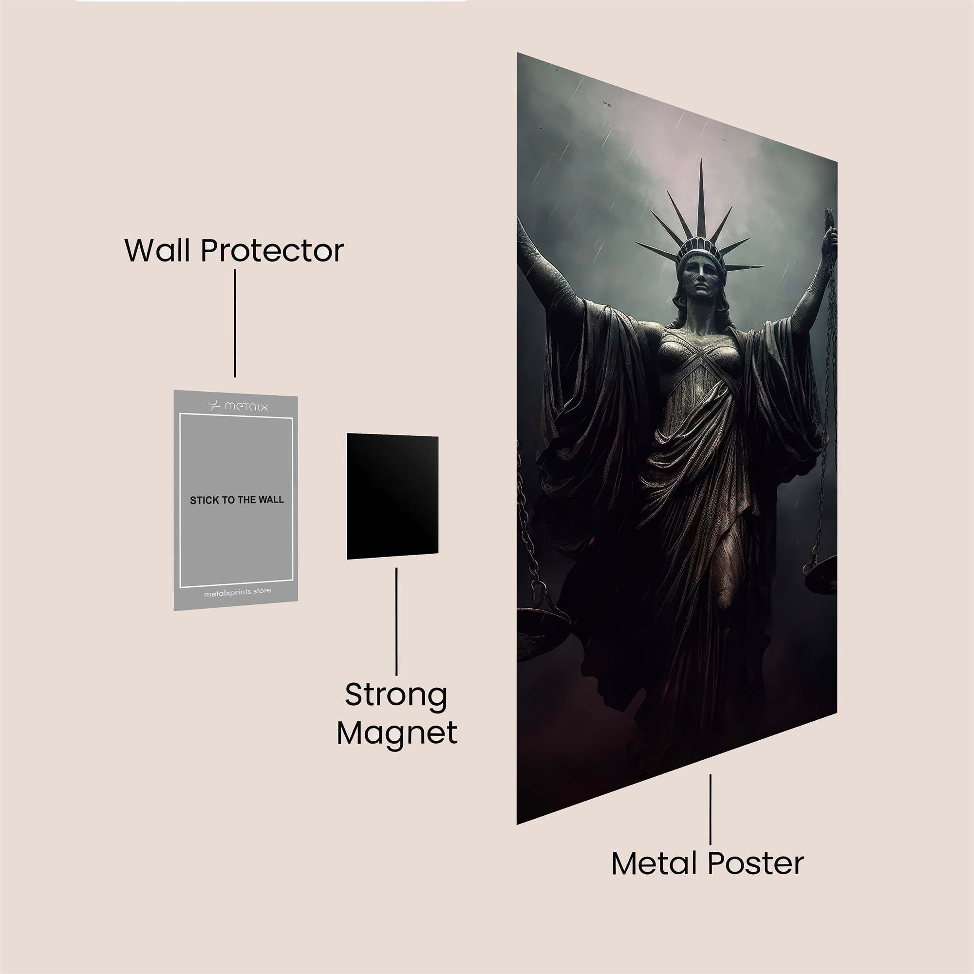 Liberty's Justice Safe Wall Magnetic / M