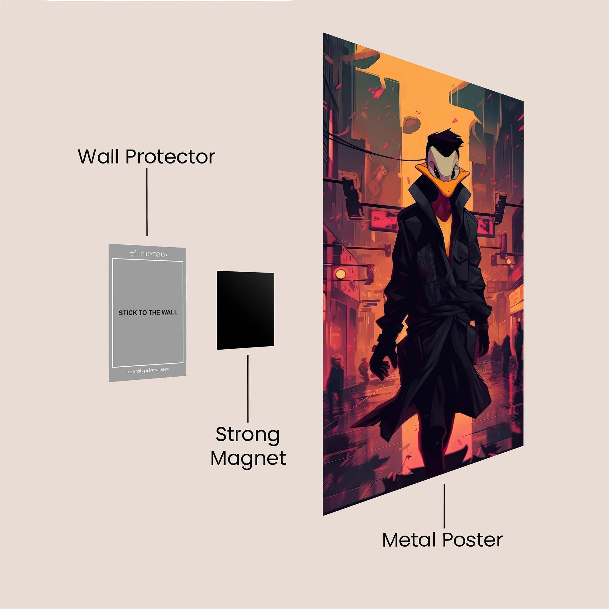 Neon Enigma Safe Wall Magnetic / M