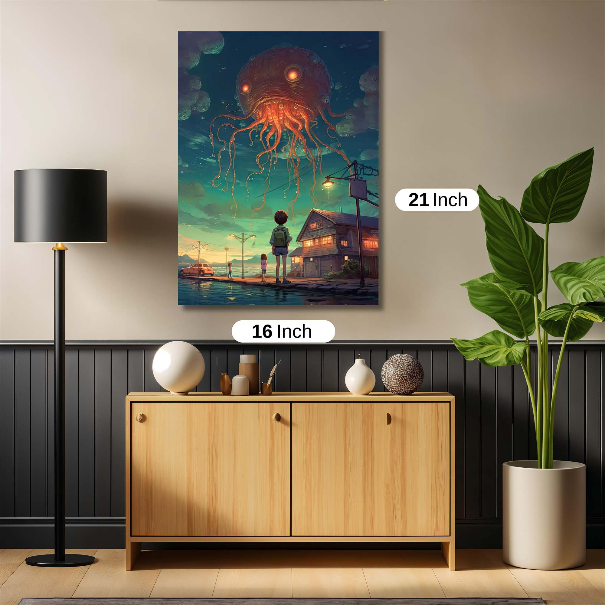 Jellyfish Dream Safe Wall Magnetic / M