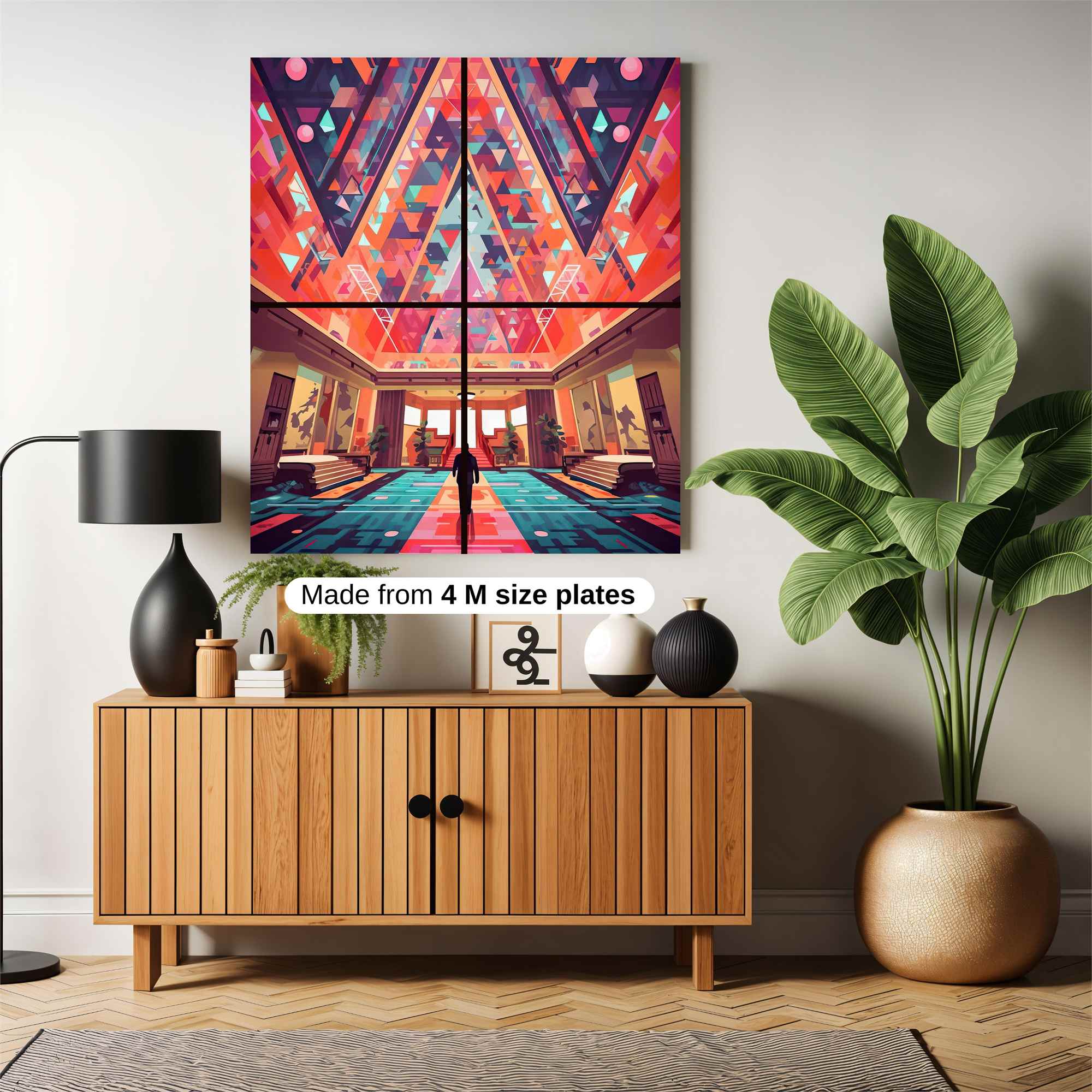 Geometric Rapture Safe Wall Magnetic / M