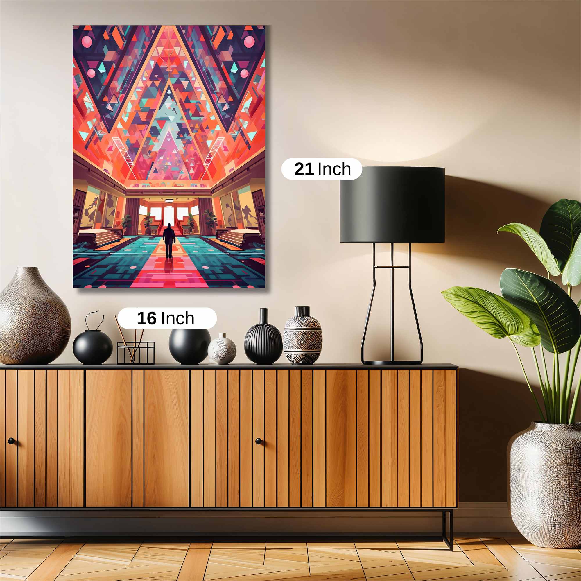 Geometric Rapture Safe Wall Magnetic / M
