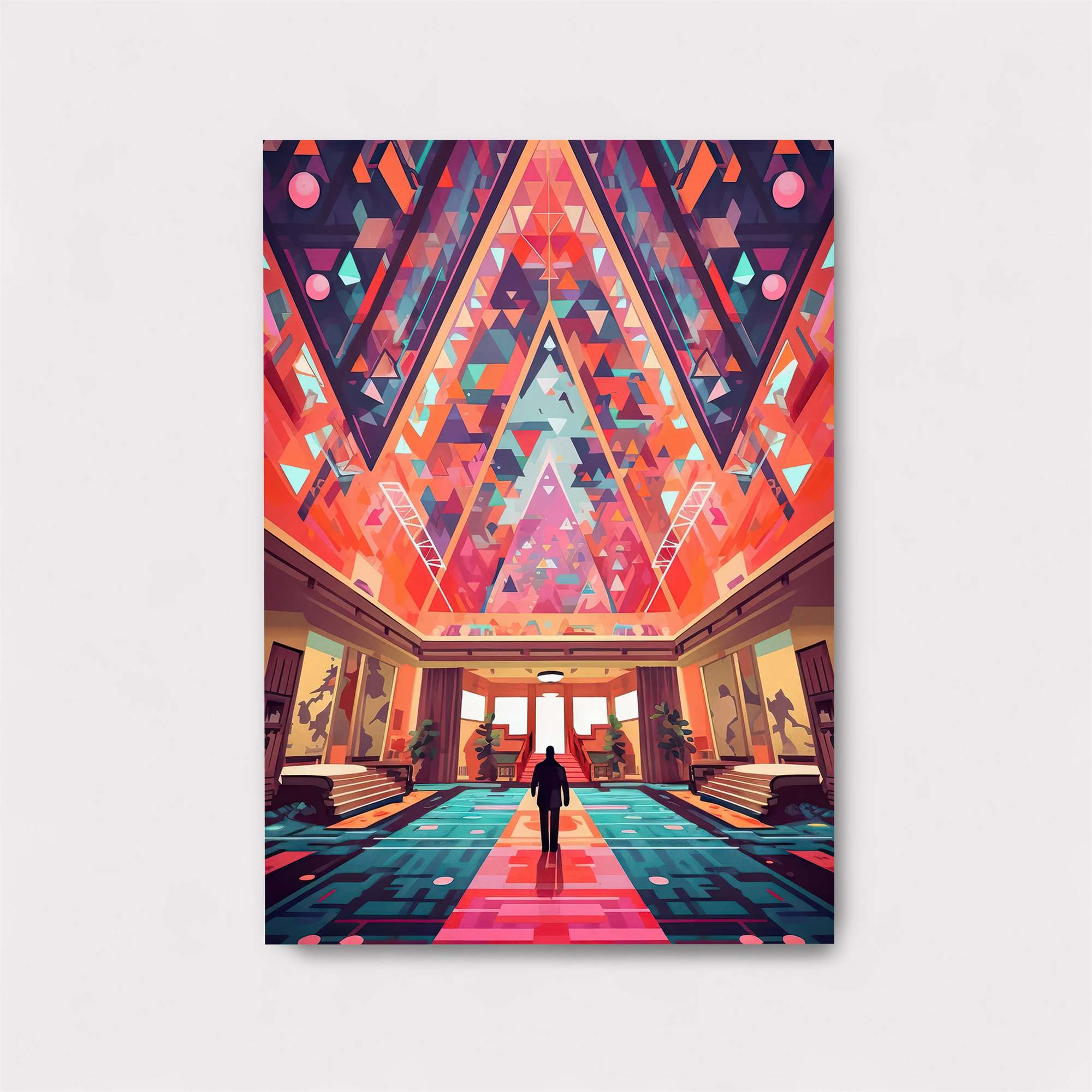 Geometric Rapture Safe Wall Magnetic / M