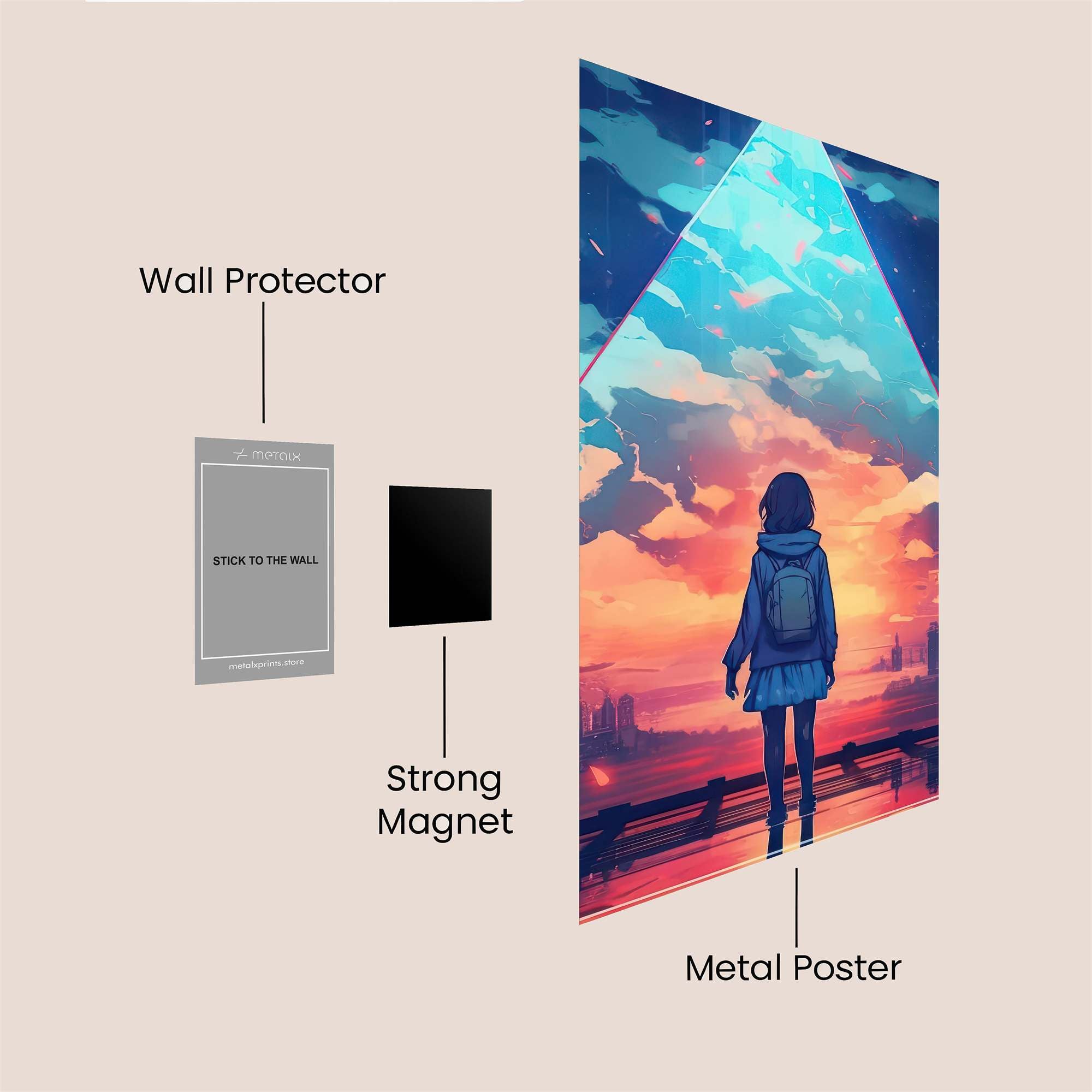 Portal Serenity Safe Wall Magnetic / M