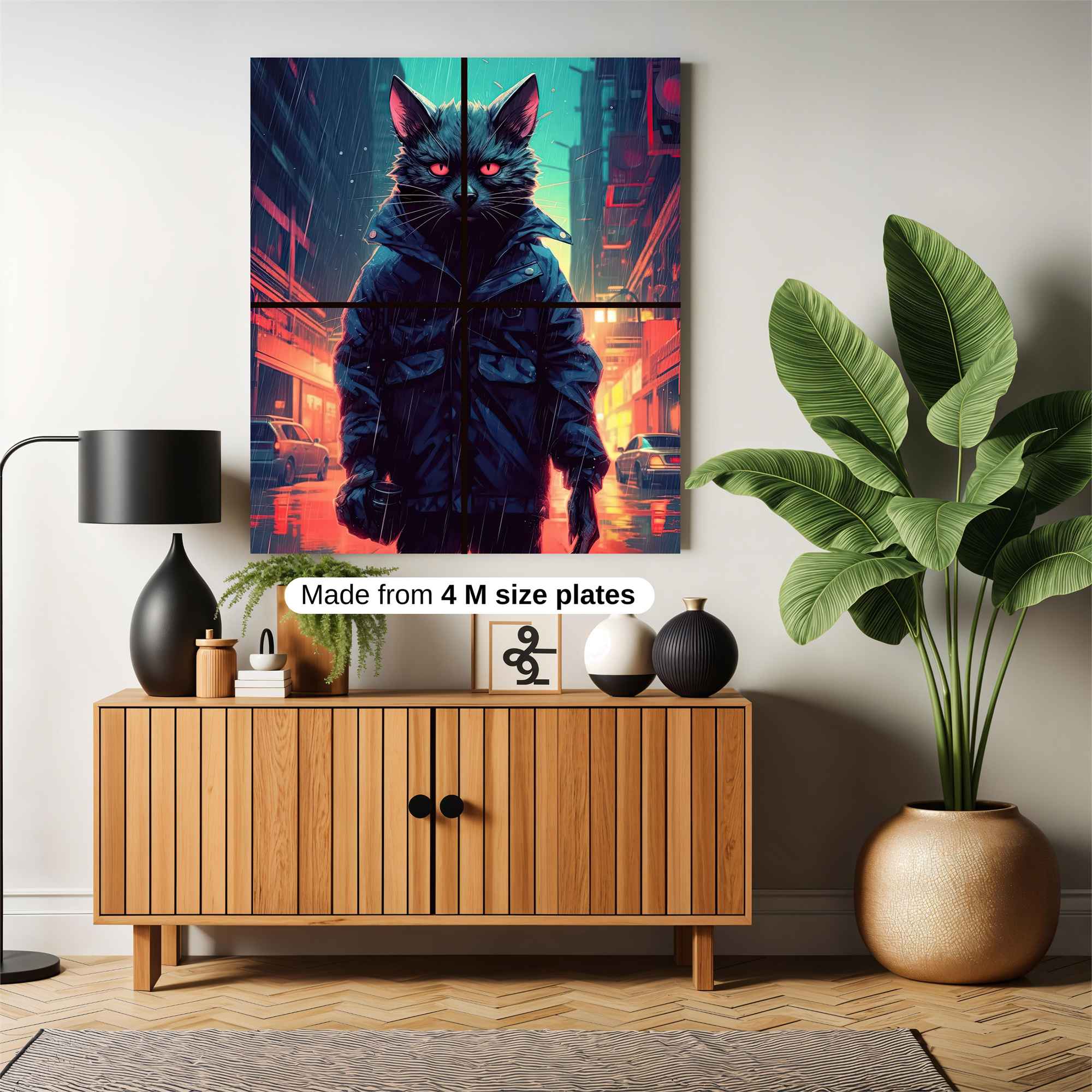 Cat Noir Safe Wall Magnetic / M