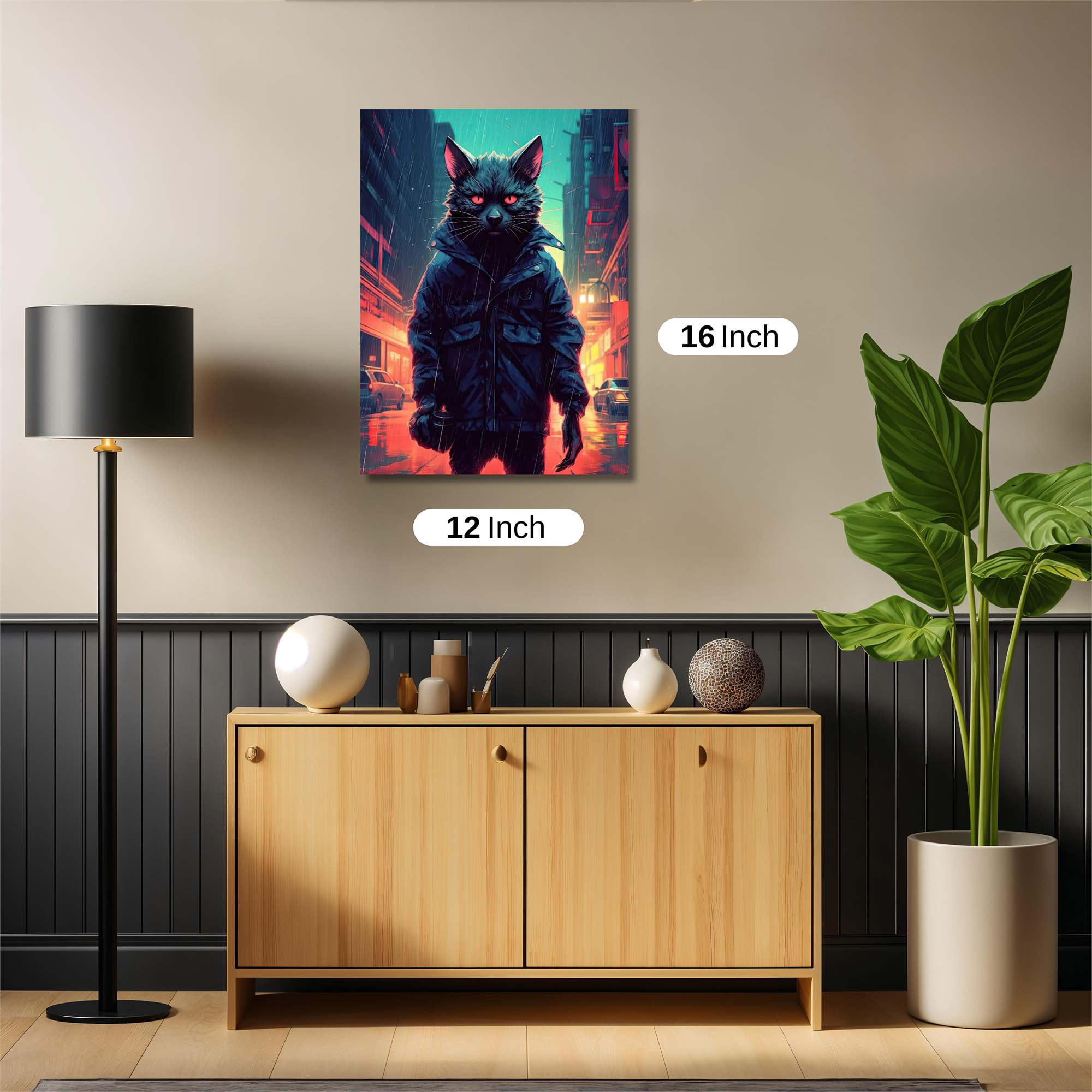 Cat Noir Safe Wall Magnetic / M