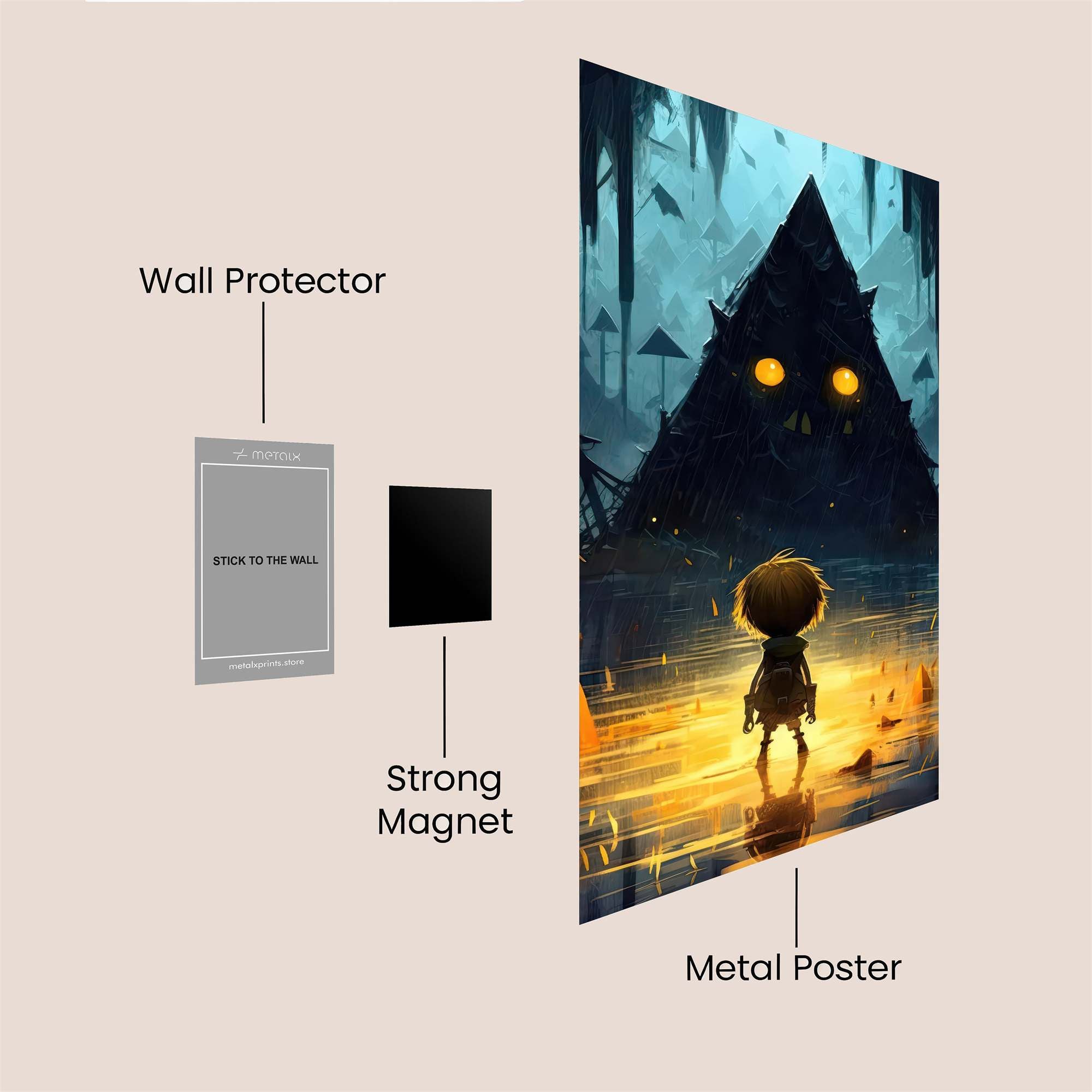 Pyramid Peril Safe Wall Magnetic / M