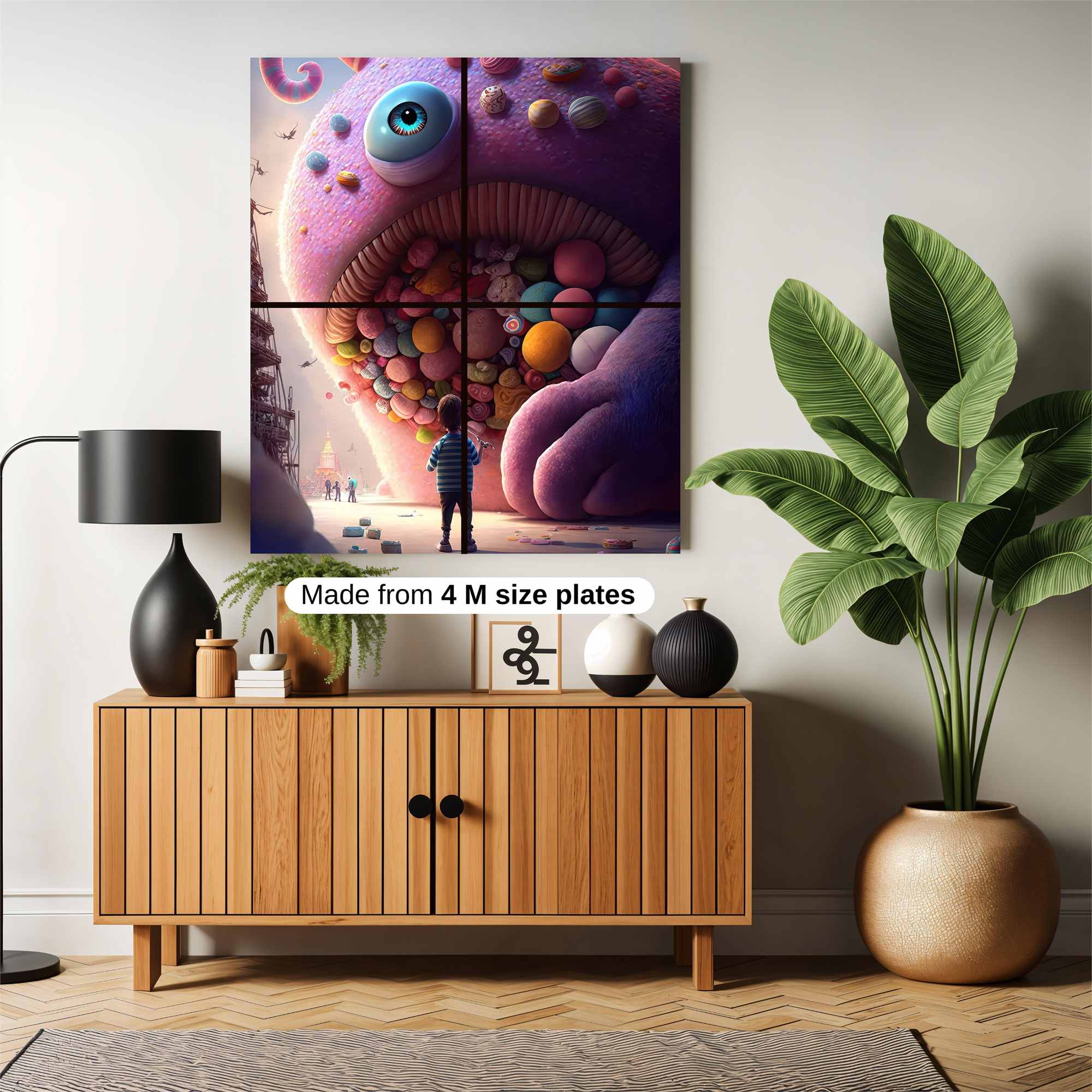 Candy Monster Safe Wall Magnetic / M