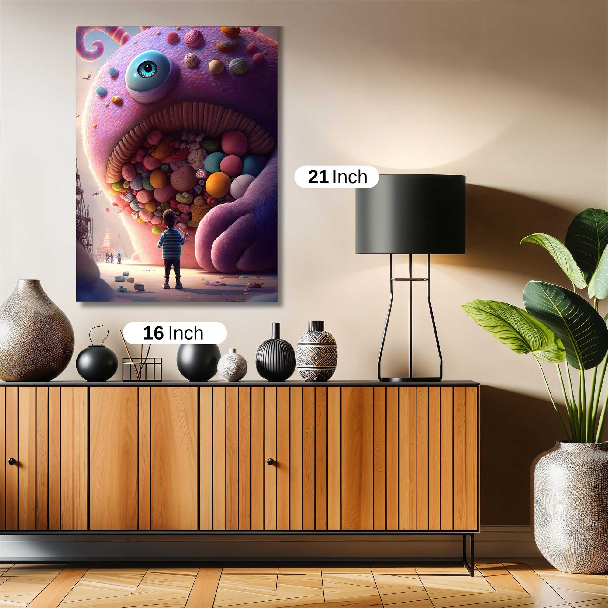 Candy Monster Safe Wall Magnetic / M
