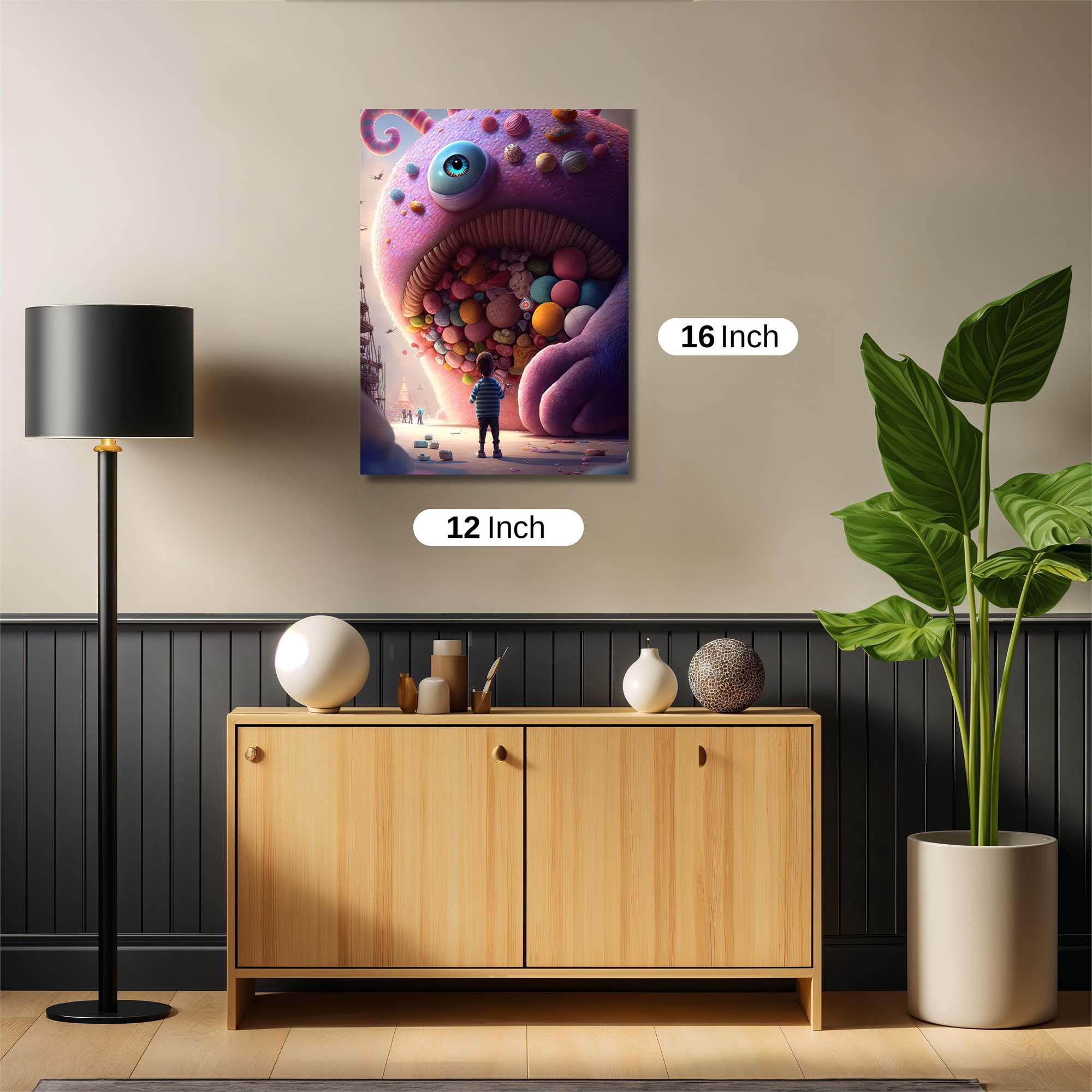Candy Monster Safe Wall Magnetic / M