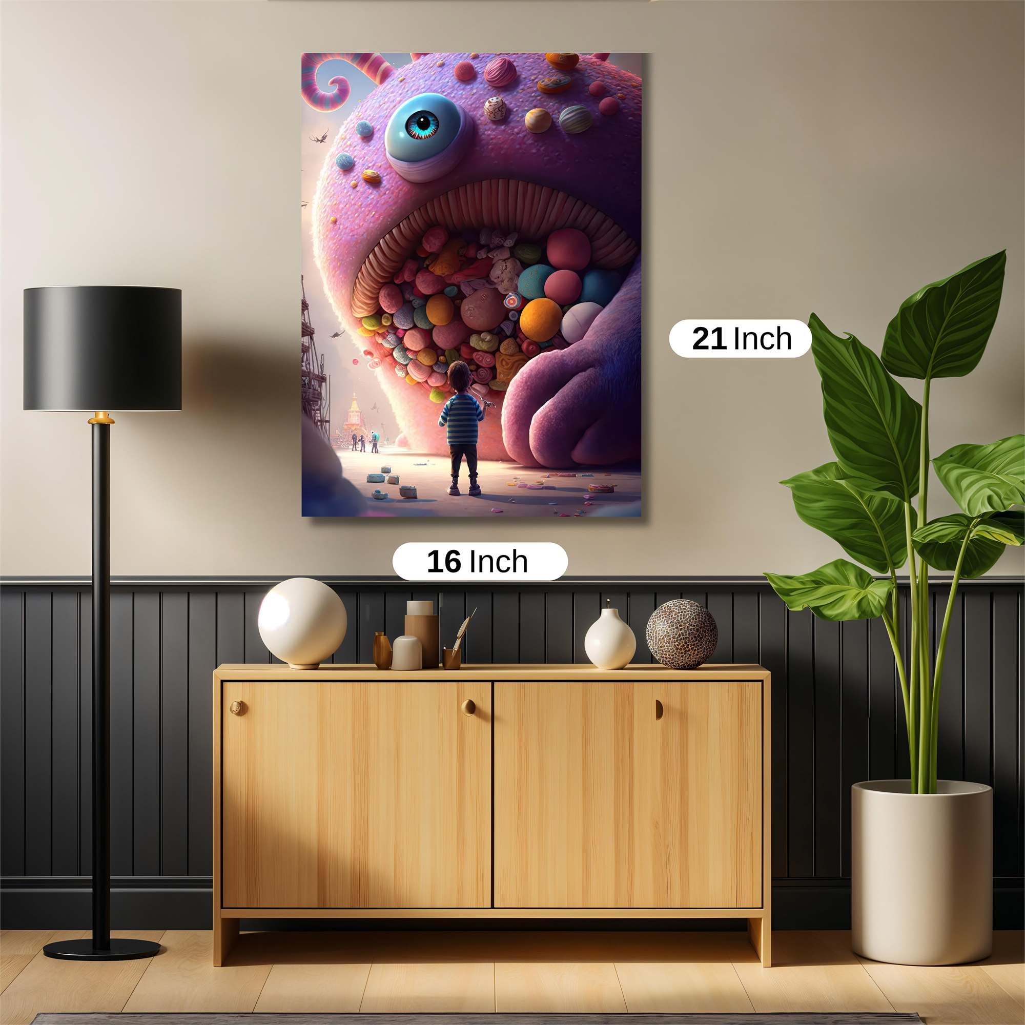 Candy Monster Safe Wall Magnetic / M
