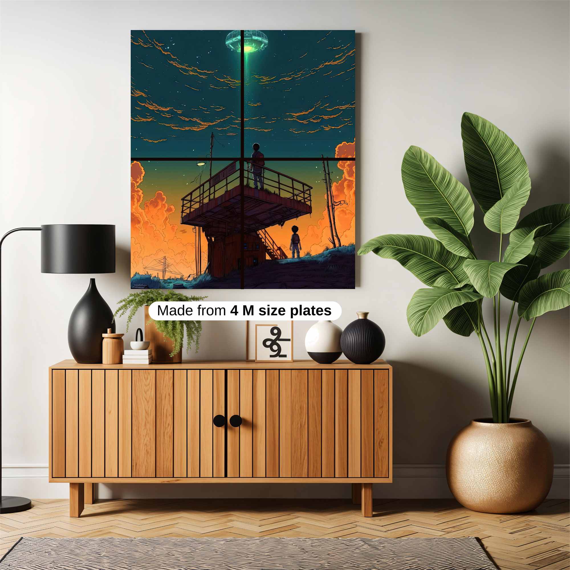 UFO Enigma Safe Wall Magnetic / M