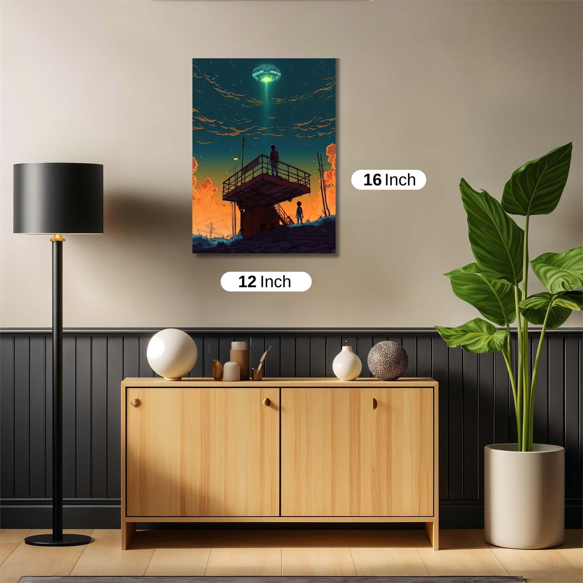 UFO Enigma Safe Wall Magnetic / M