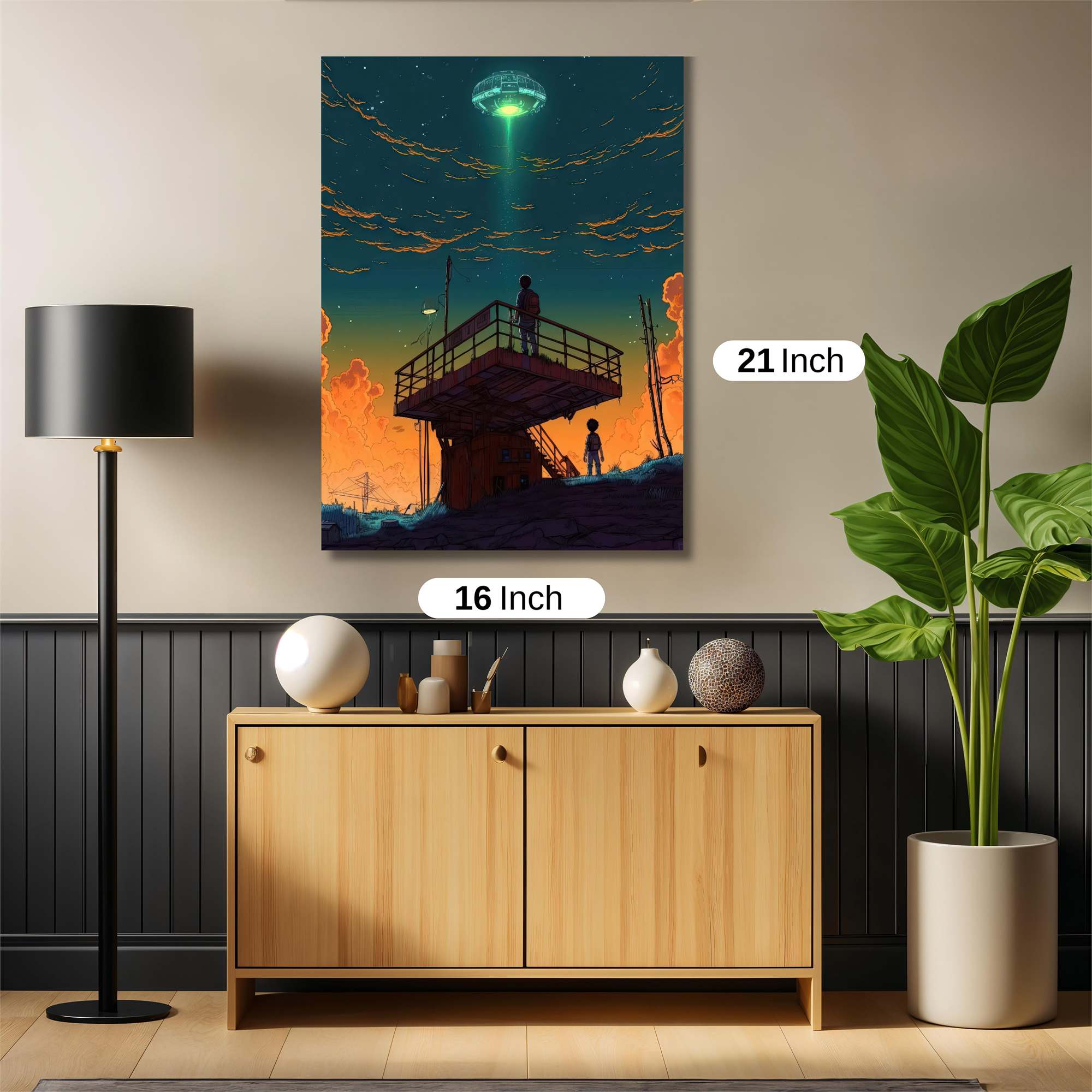 UFO Enigma Safe Wall Magnetic / M