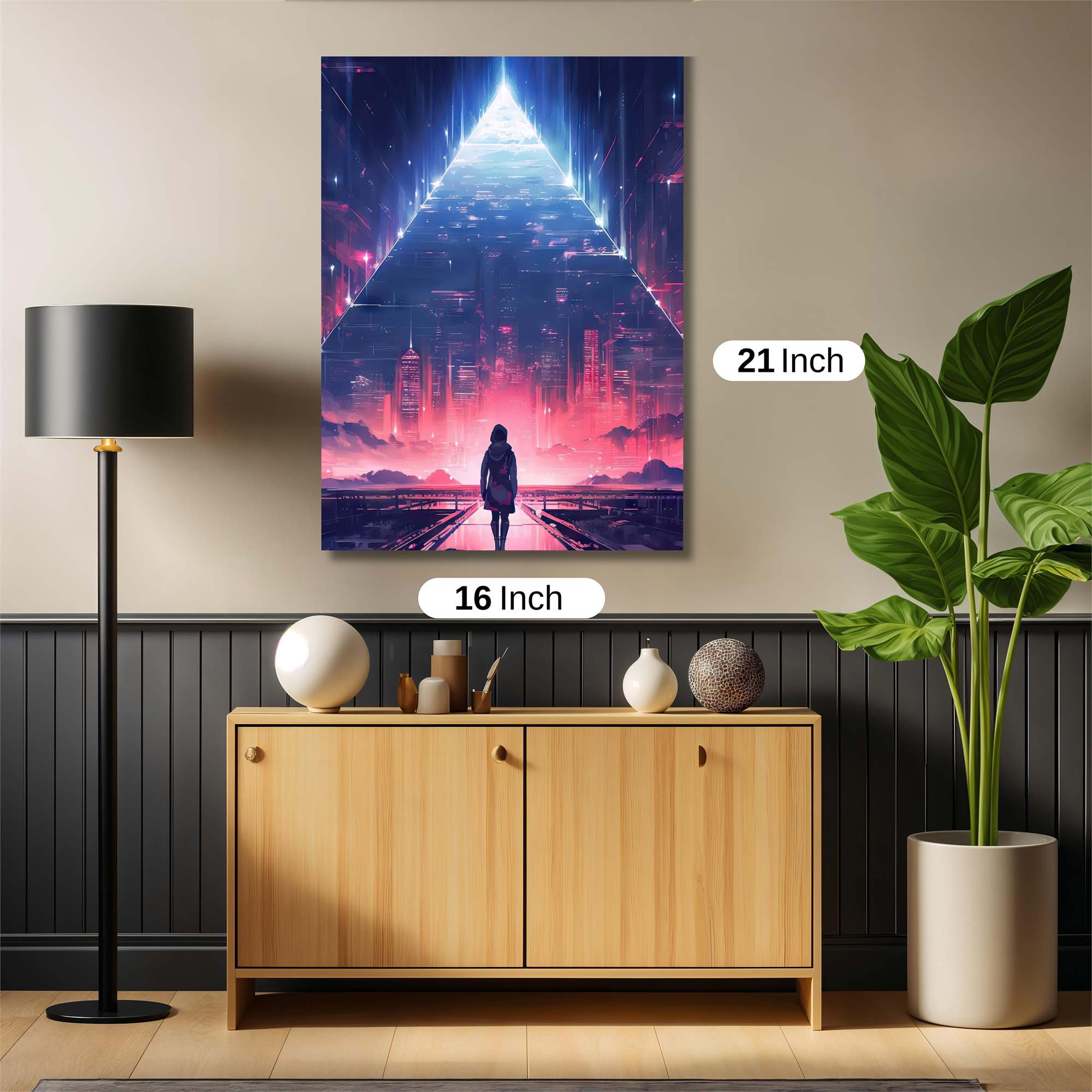 Pyramid Odyssey Safe Wall Magnetic / M