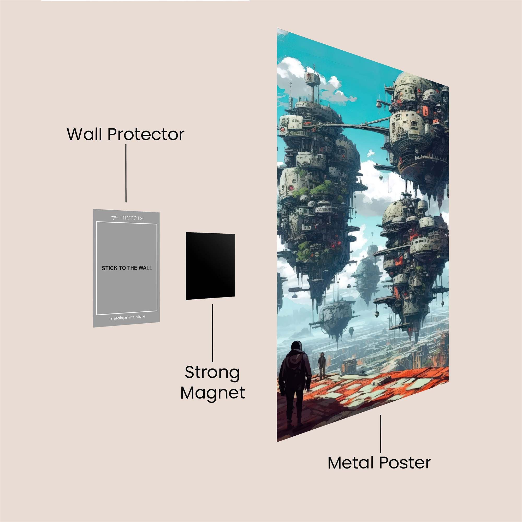 Skyward Dreams Safe Wall Magnetic / M