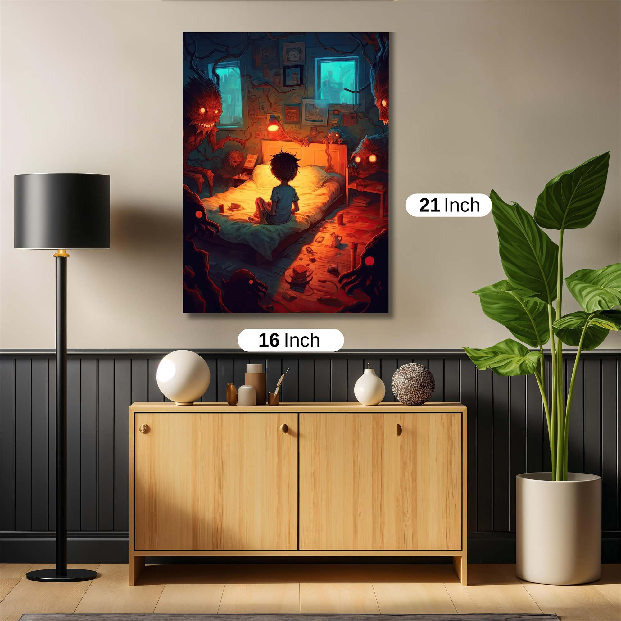 Nightmare Whispers Safe Wall Magnetic / M