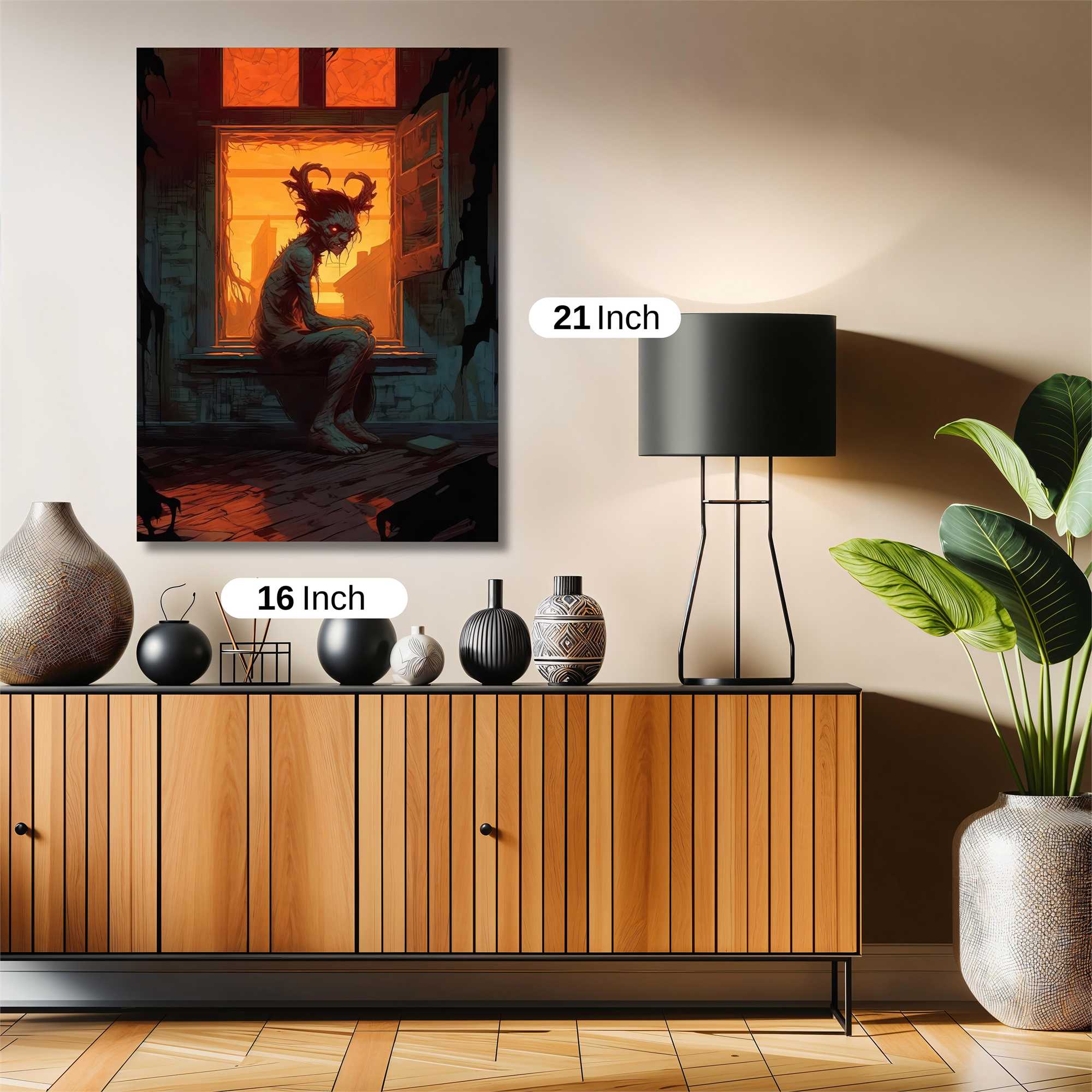 Demon Melancholy Safe Wall Magnetic / M