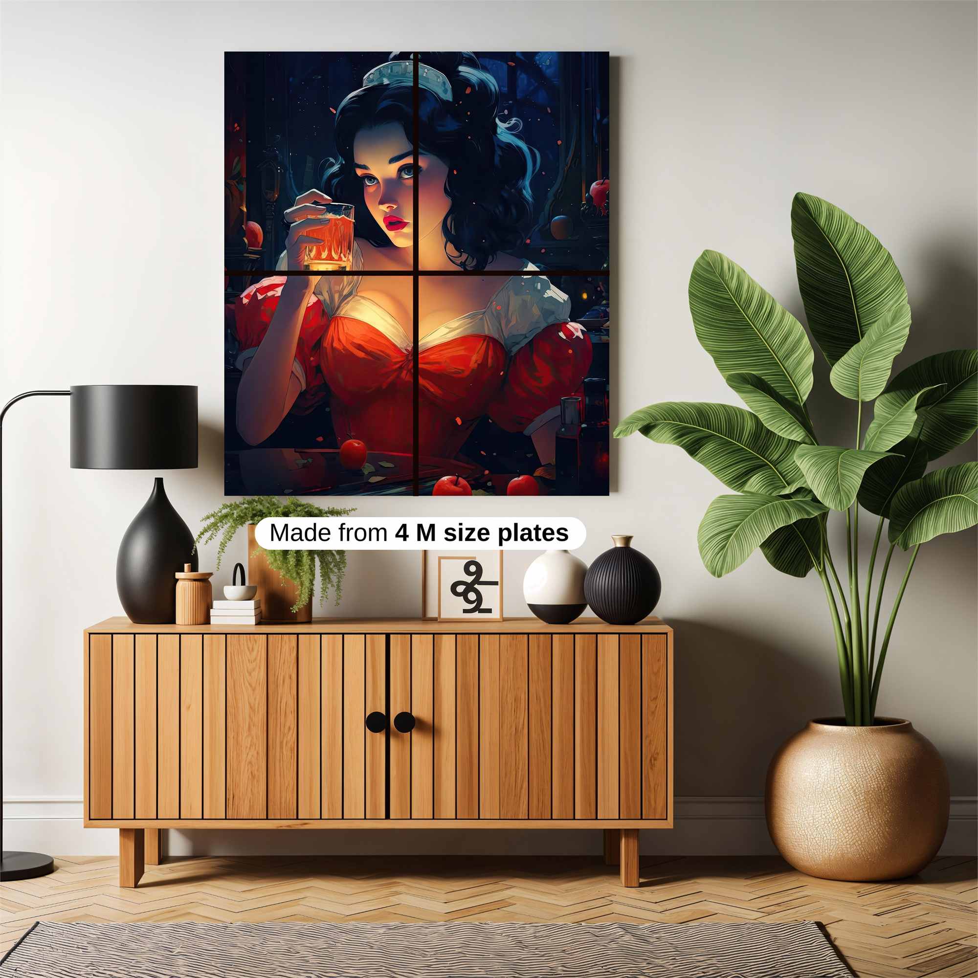 Snow White Temptation Safe Wall Magnetic / M