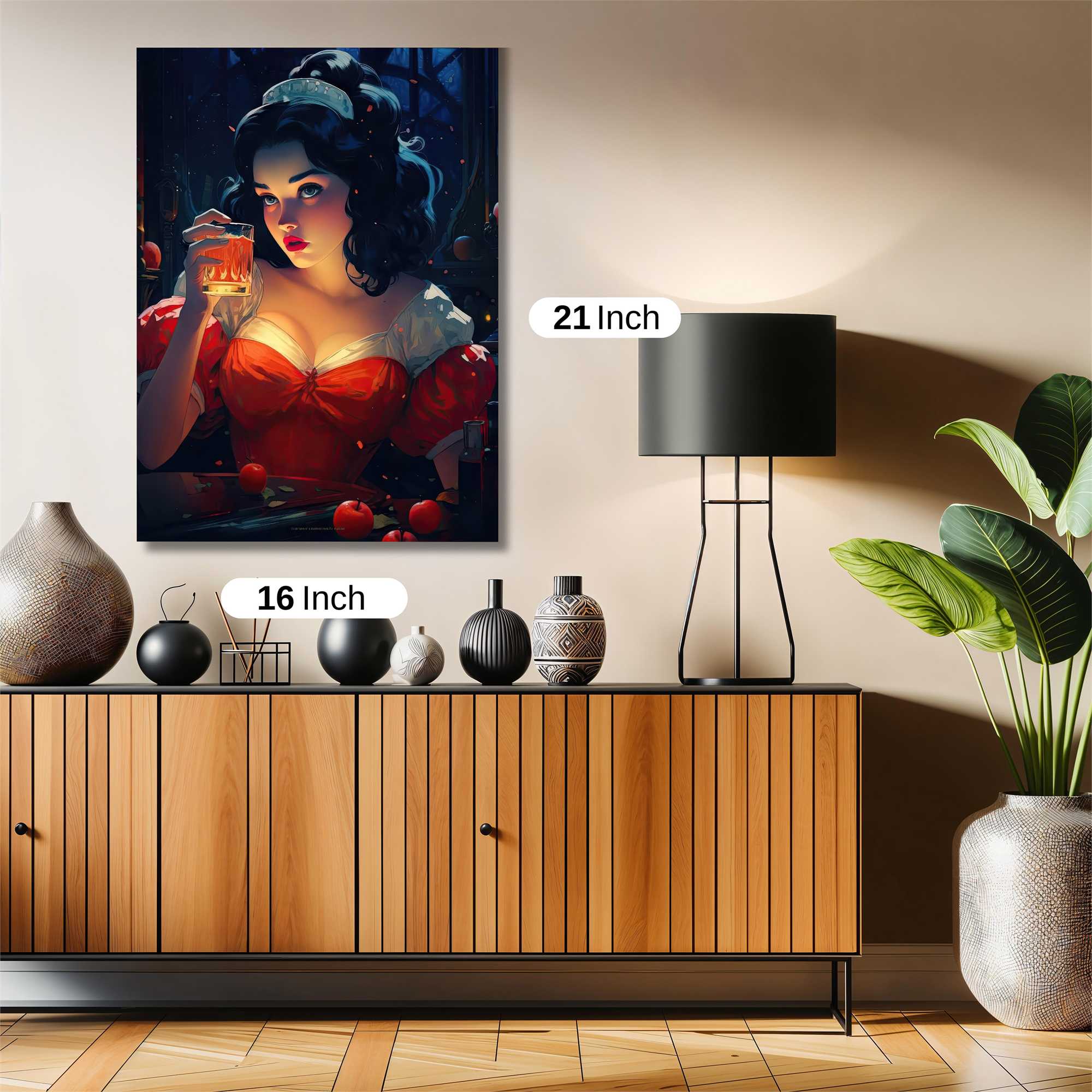 Snow White Temptation Safe Wall Magnetic / M