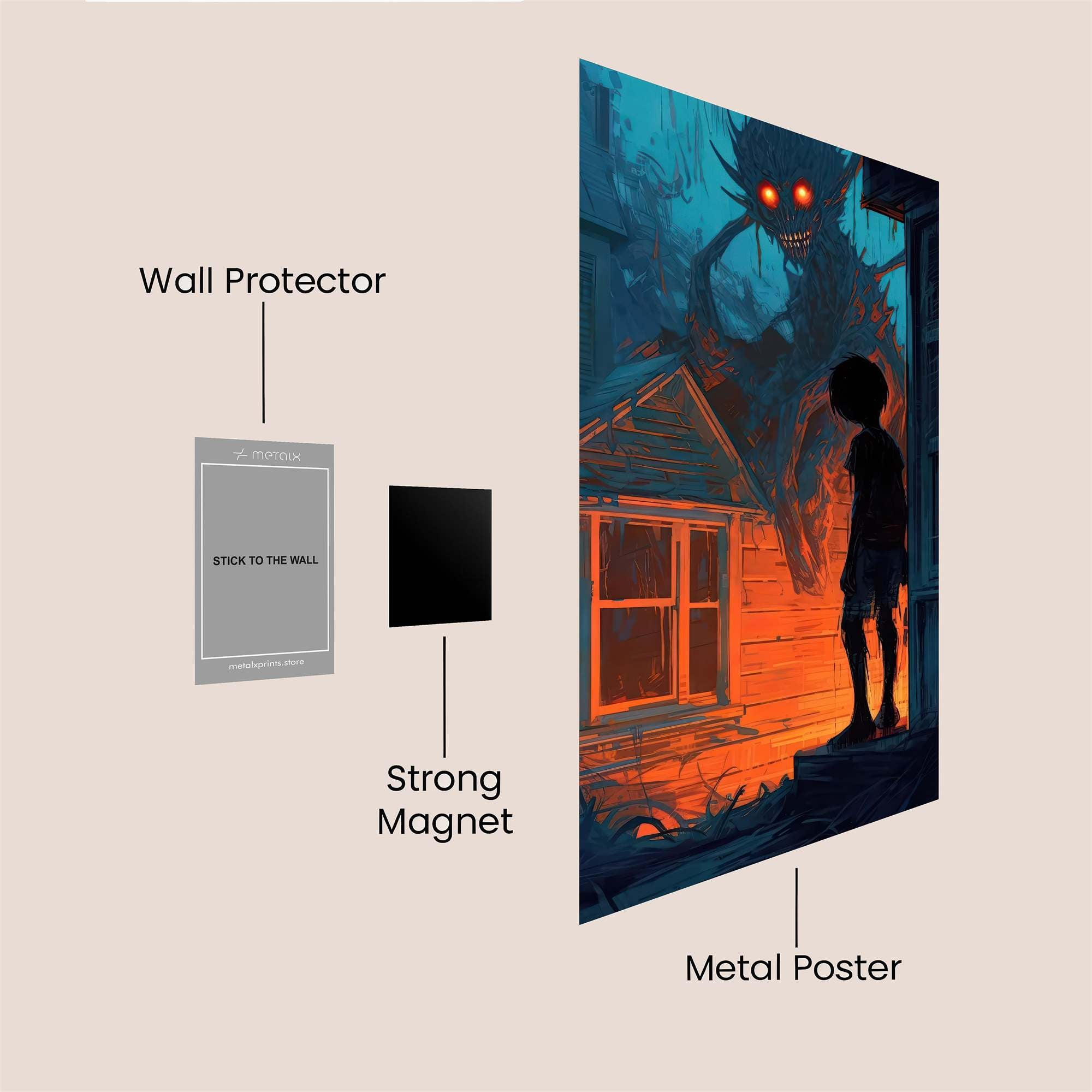 Demon Whisper Safe Wall Magnetic / M