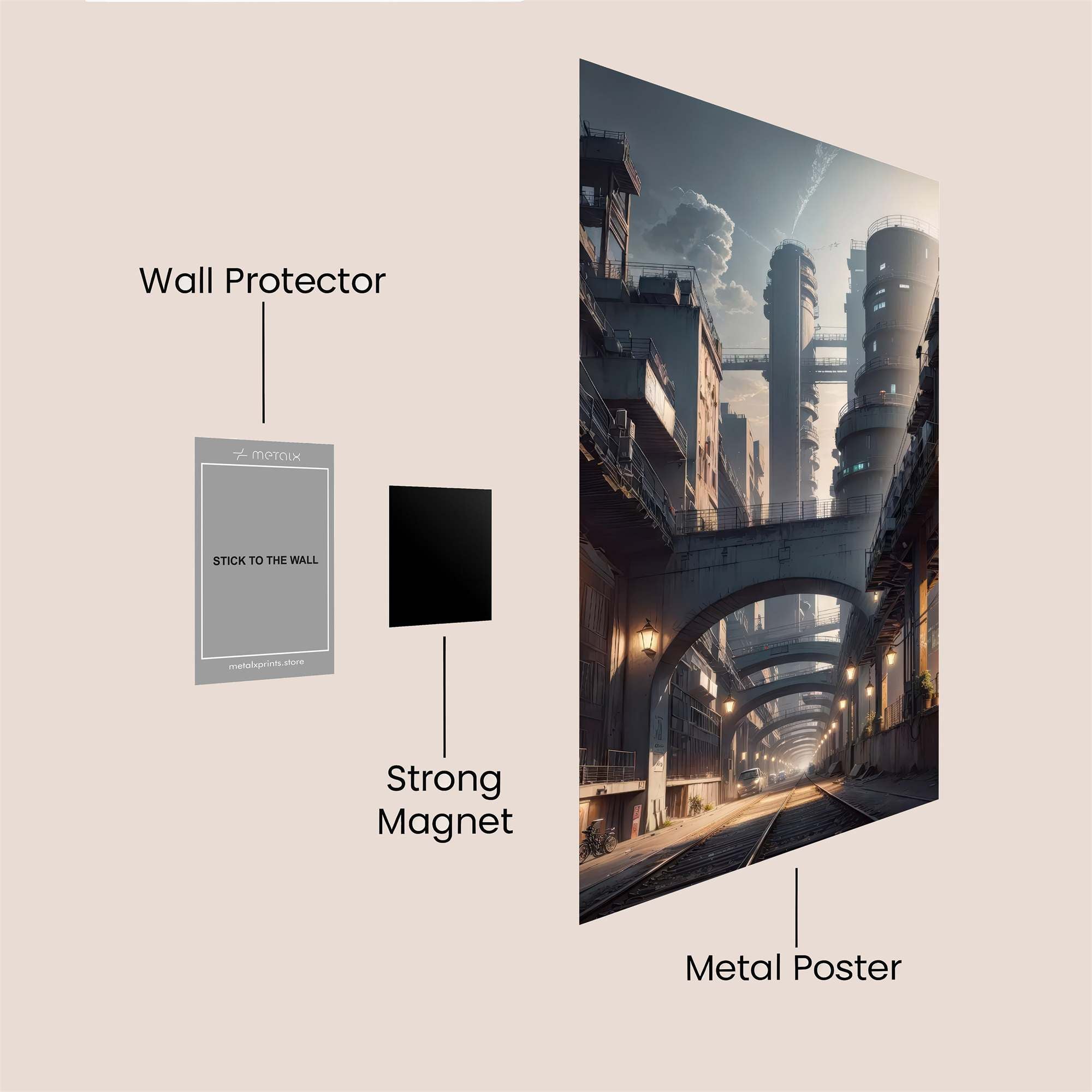 Cyberpunk Gloom Safe Wall Magnetic / M