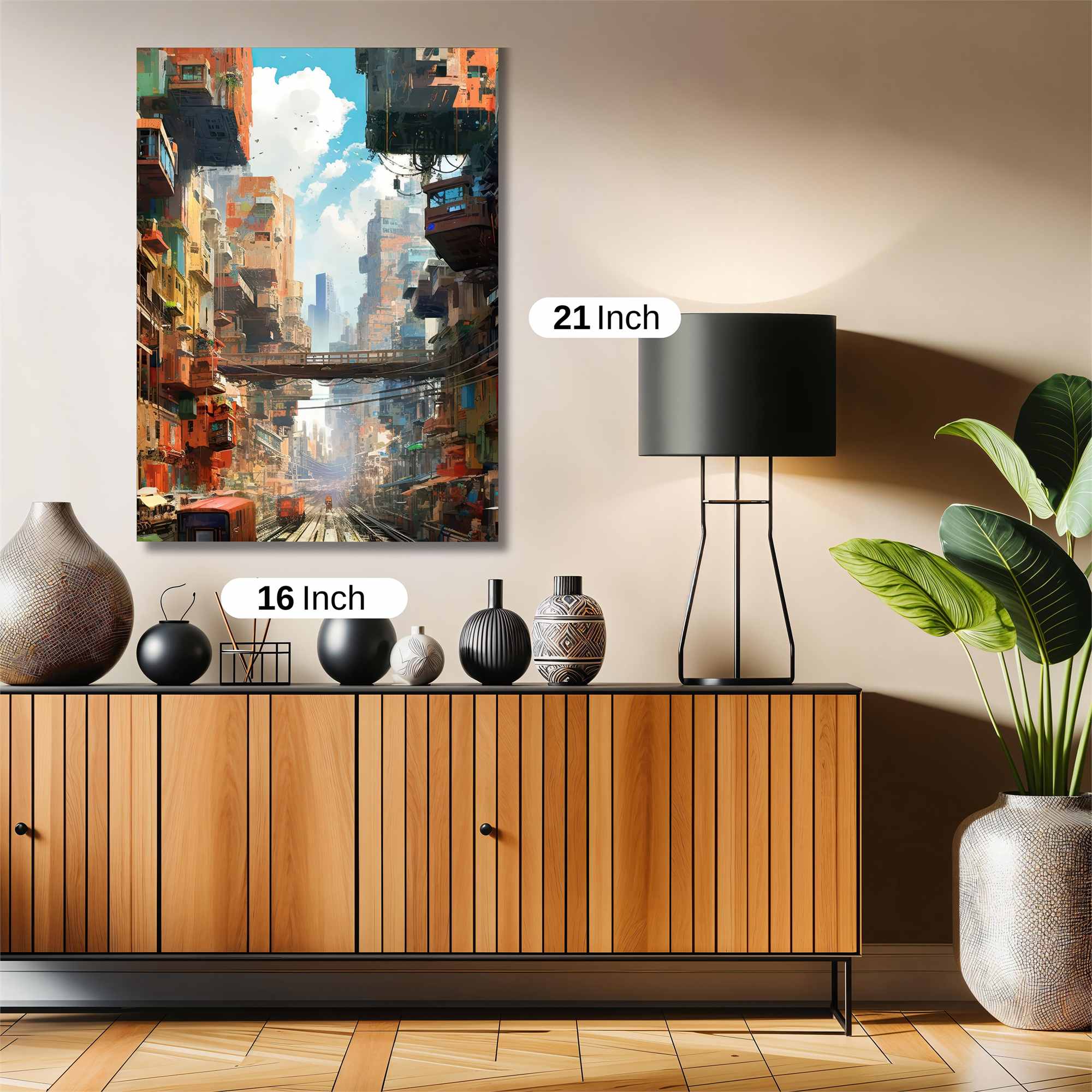 Cyberpunk Dreamscape Safe Wall Magnetic / M