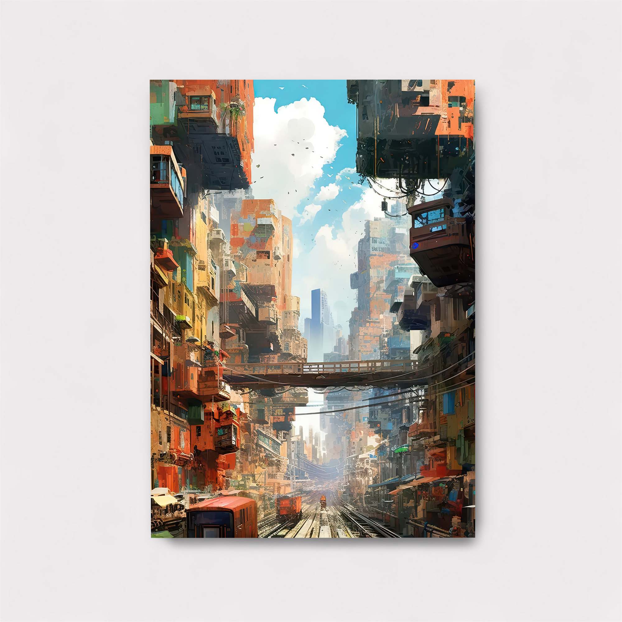 Cyberpunk Dreamscape Safe Wall Magnetic / M
